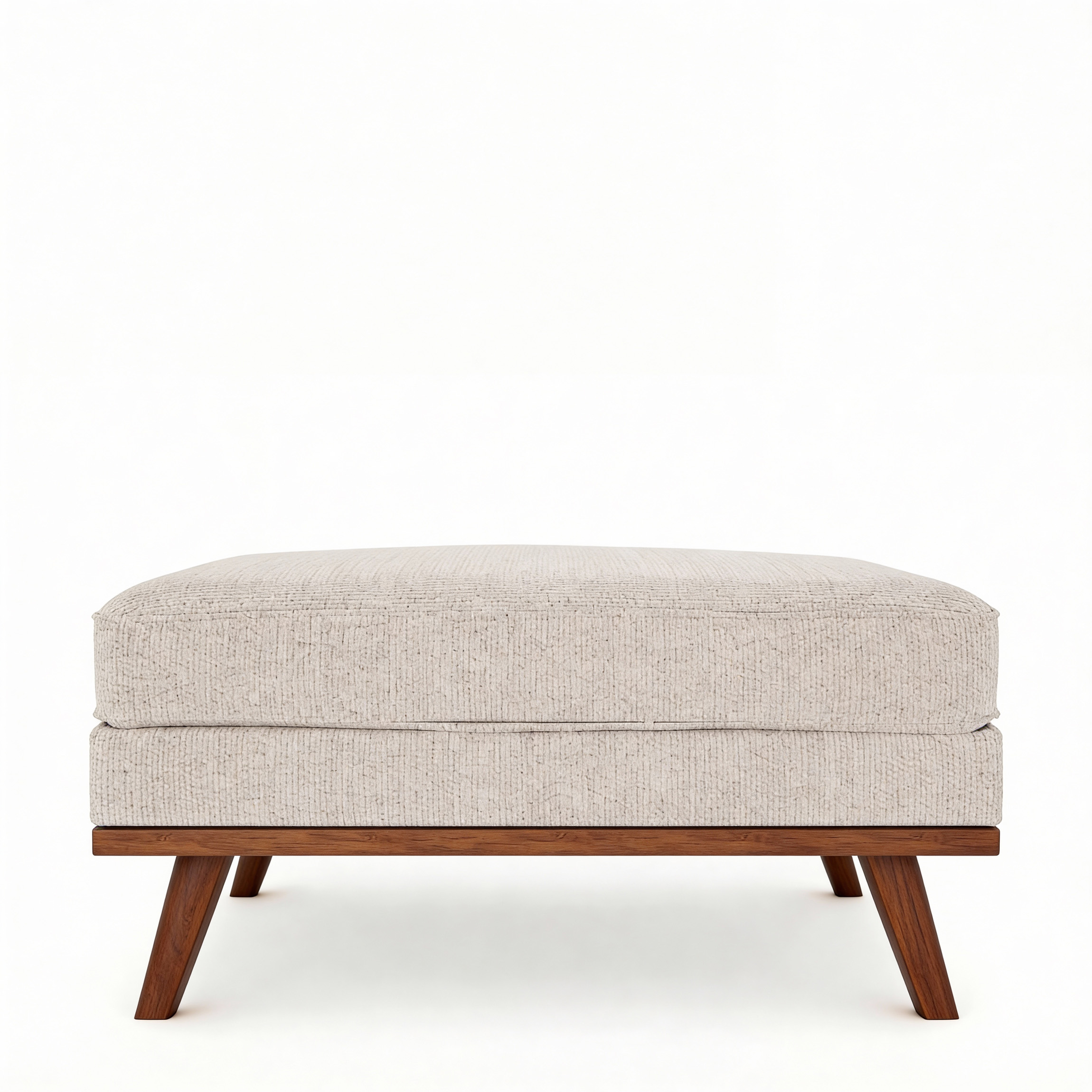 Stool Japandi Fabric Beige