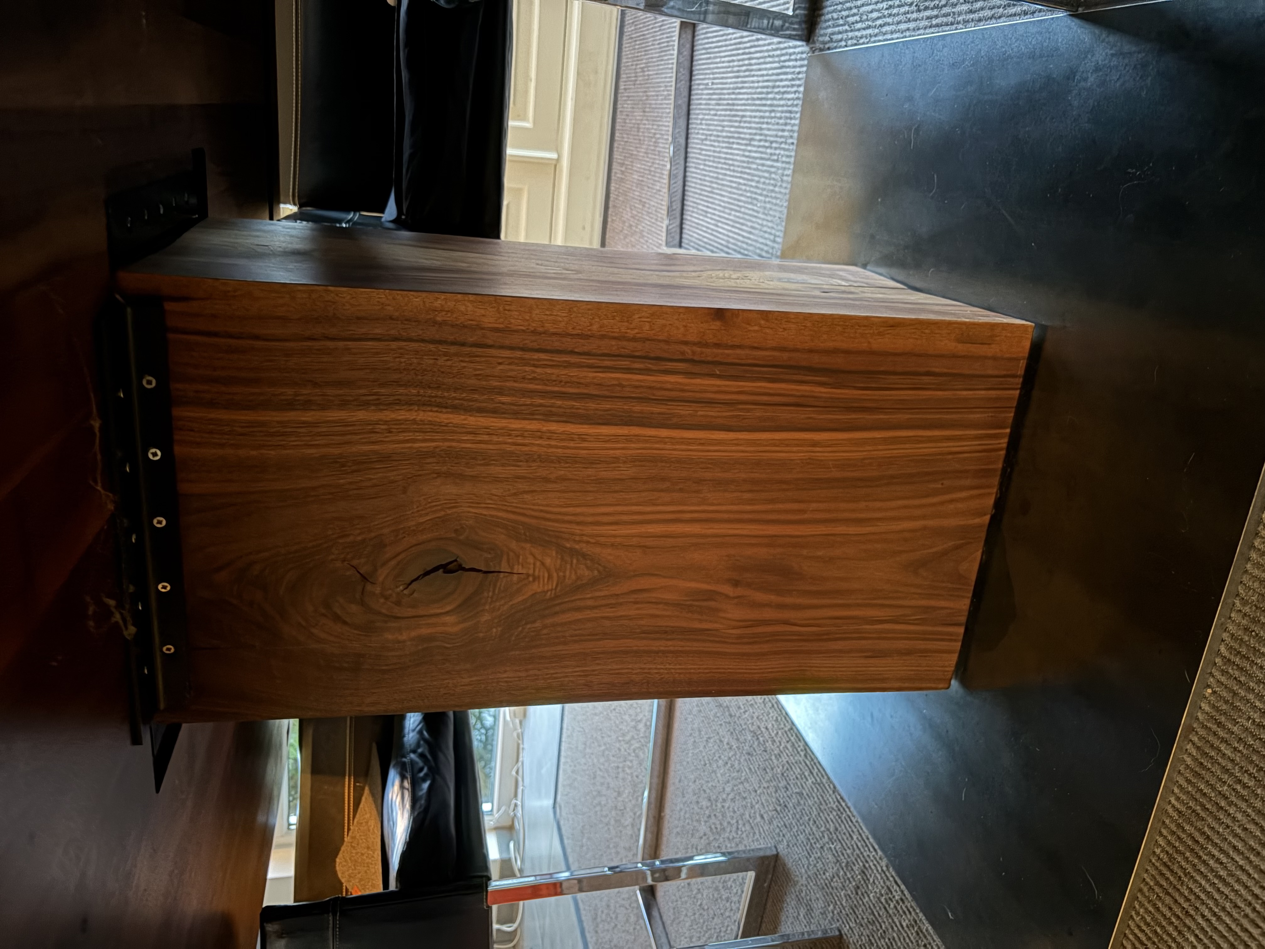 Boss Executive Quadrato Esstisch Holz Braun