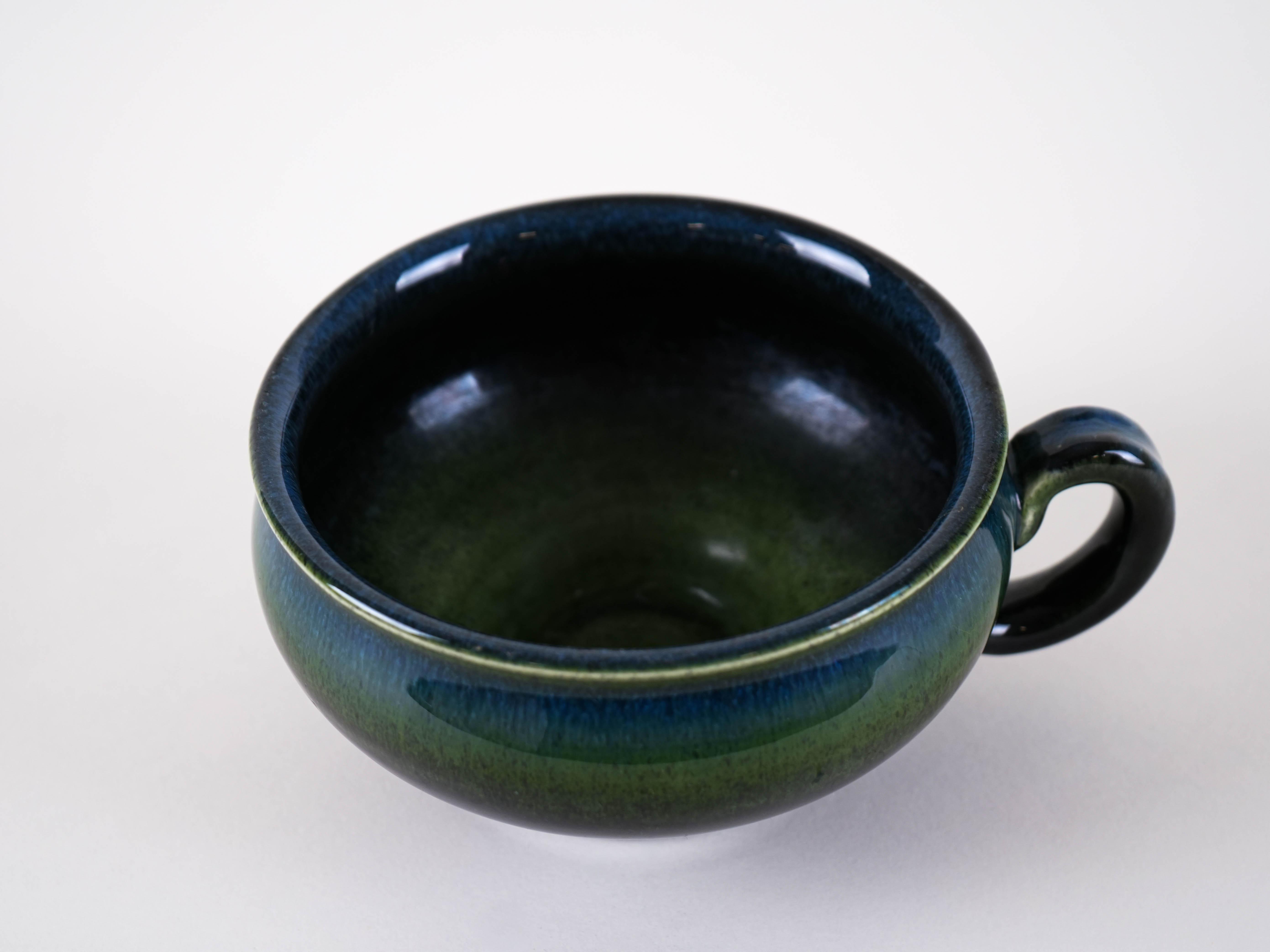 Dark Green Ceramic Mug 1970s