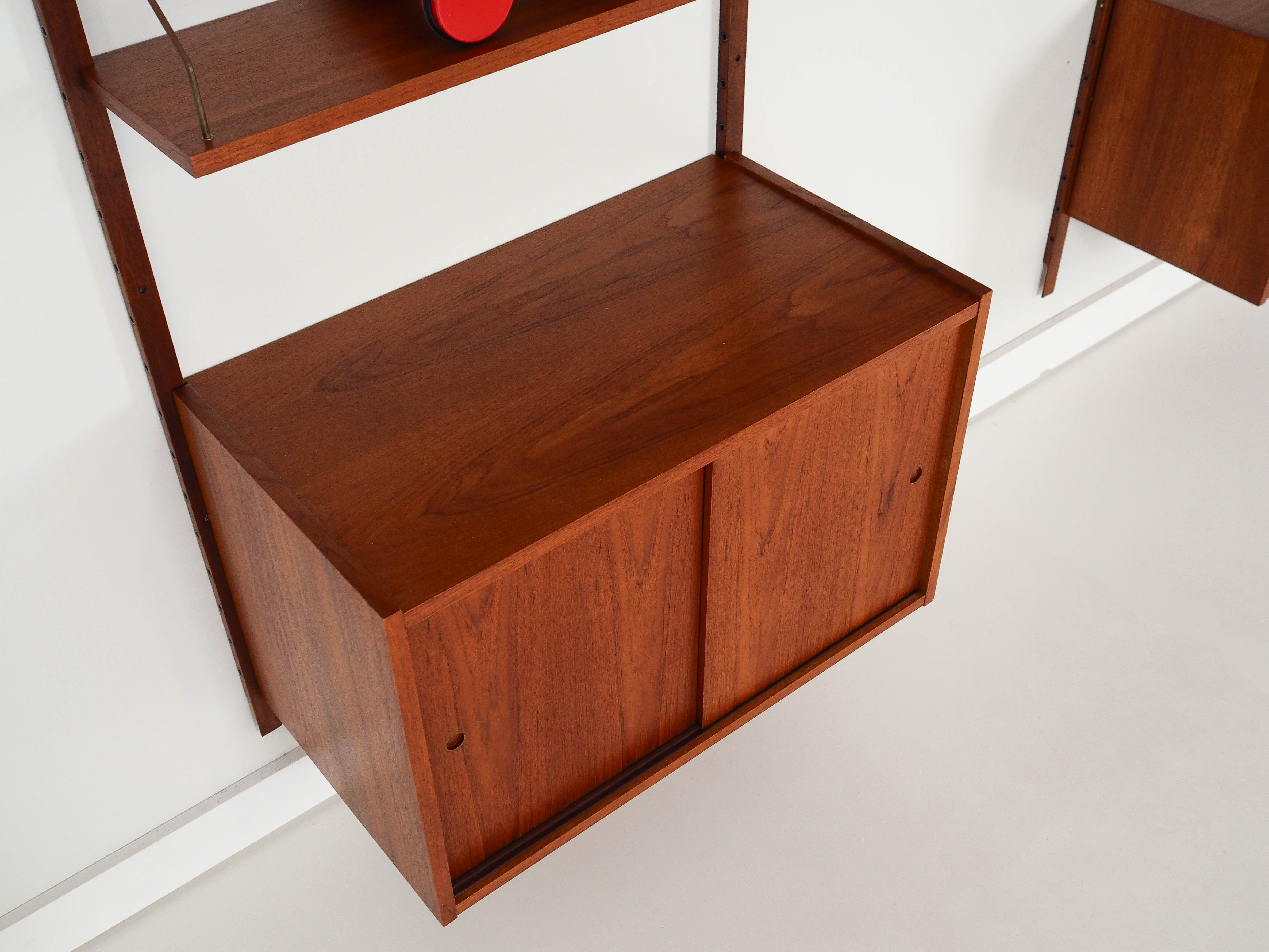 Teak-Regal Braun 1960er Jahre