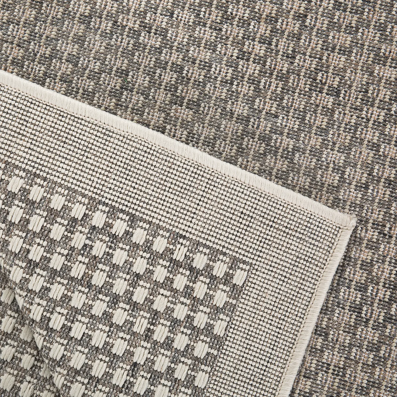 Savannah I Reversible Indoor/Outdoor Rug Light Brown