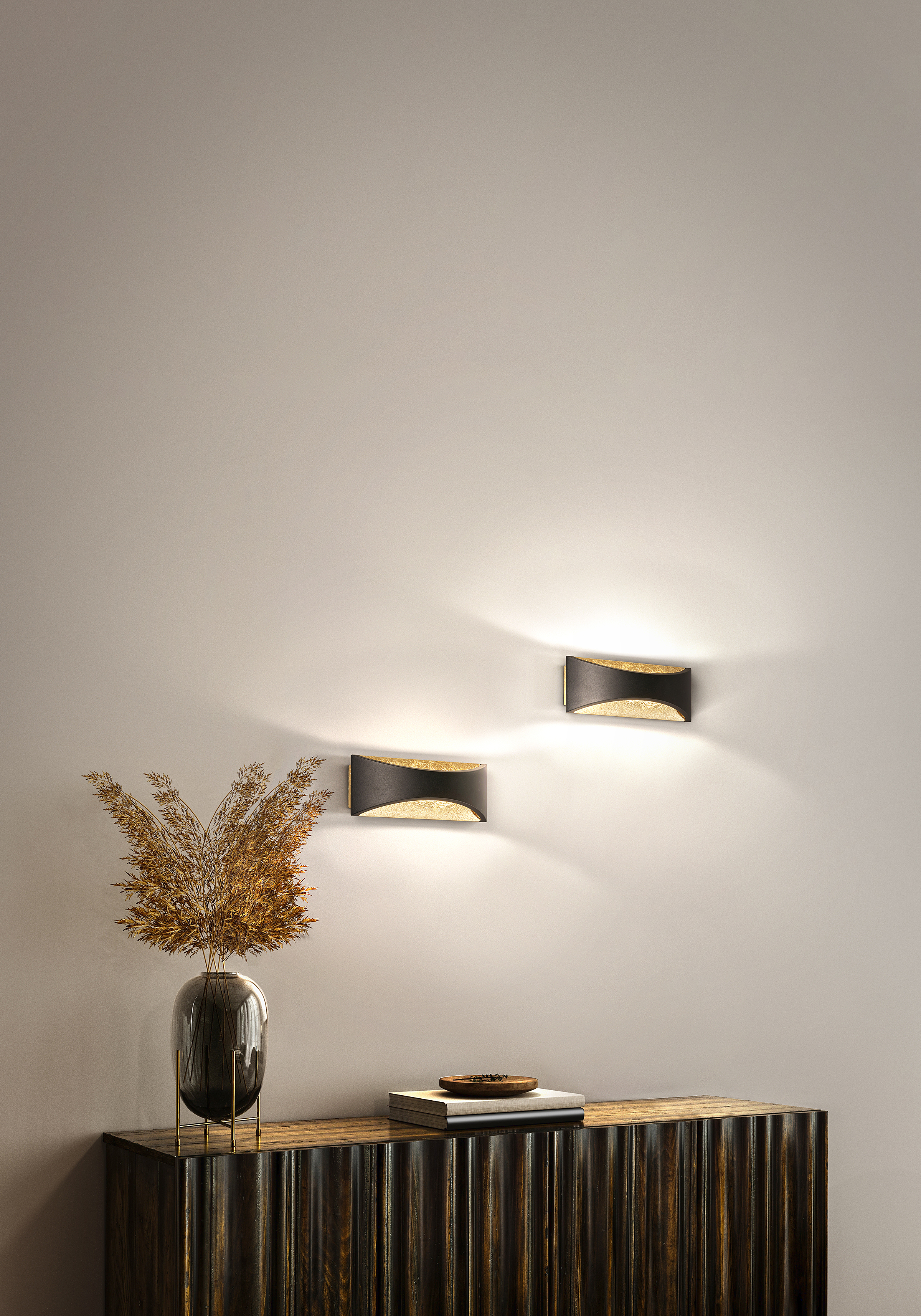 Rio LED-Wandleuchte Eisen Acrylglas 1-flammig