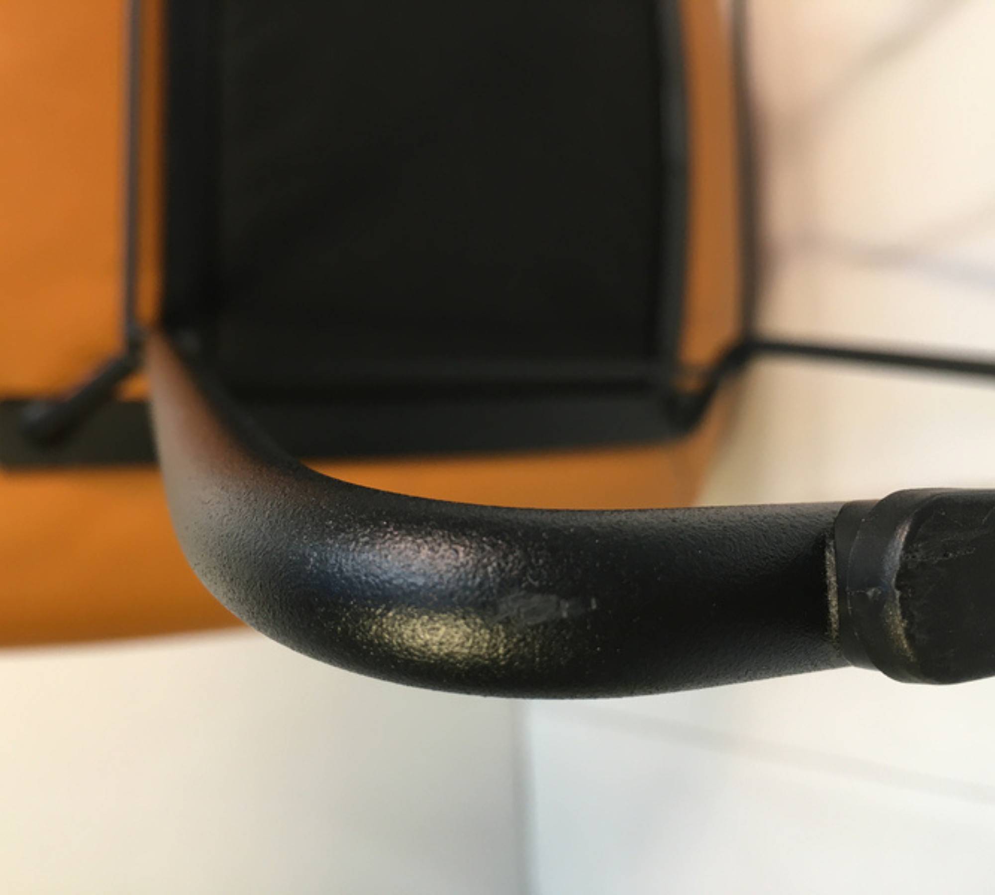 Leya Stuhl Leder Metall Braun