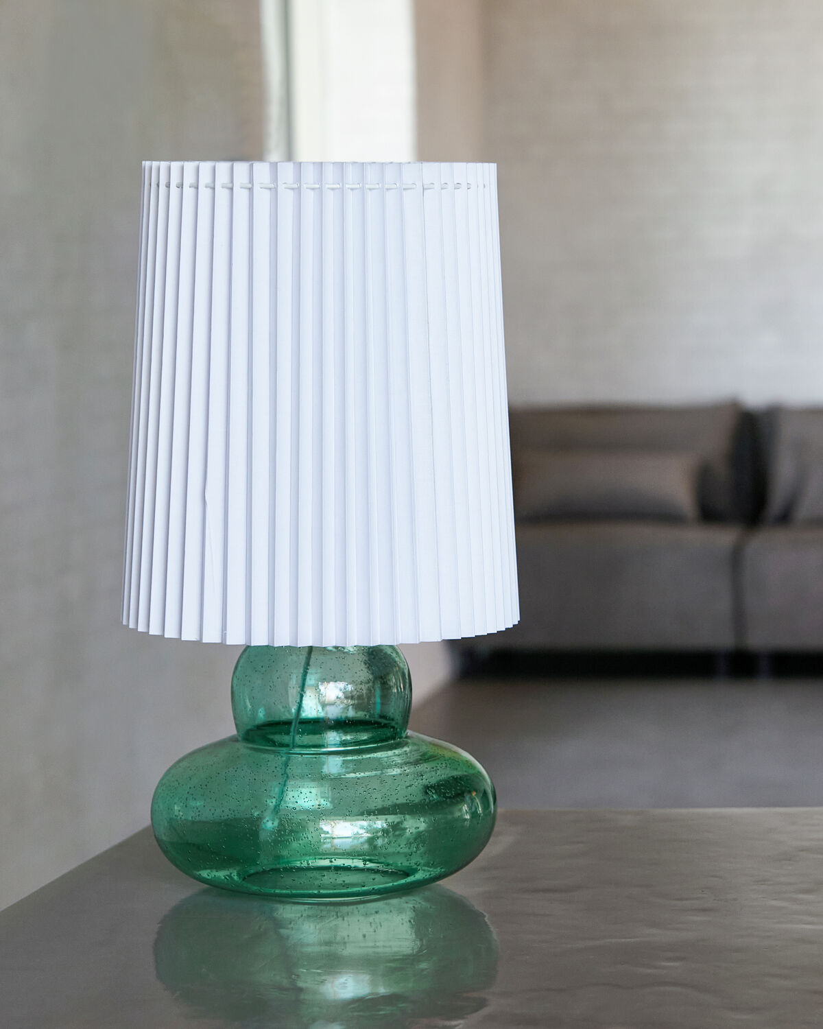 2x HDRibe table lamp incl. lampshade Green