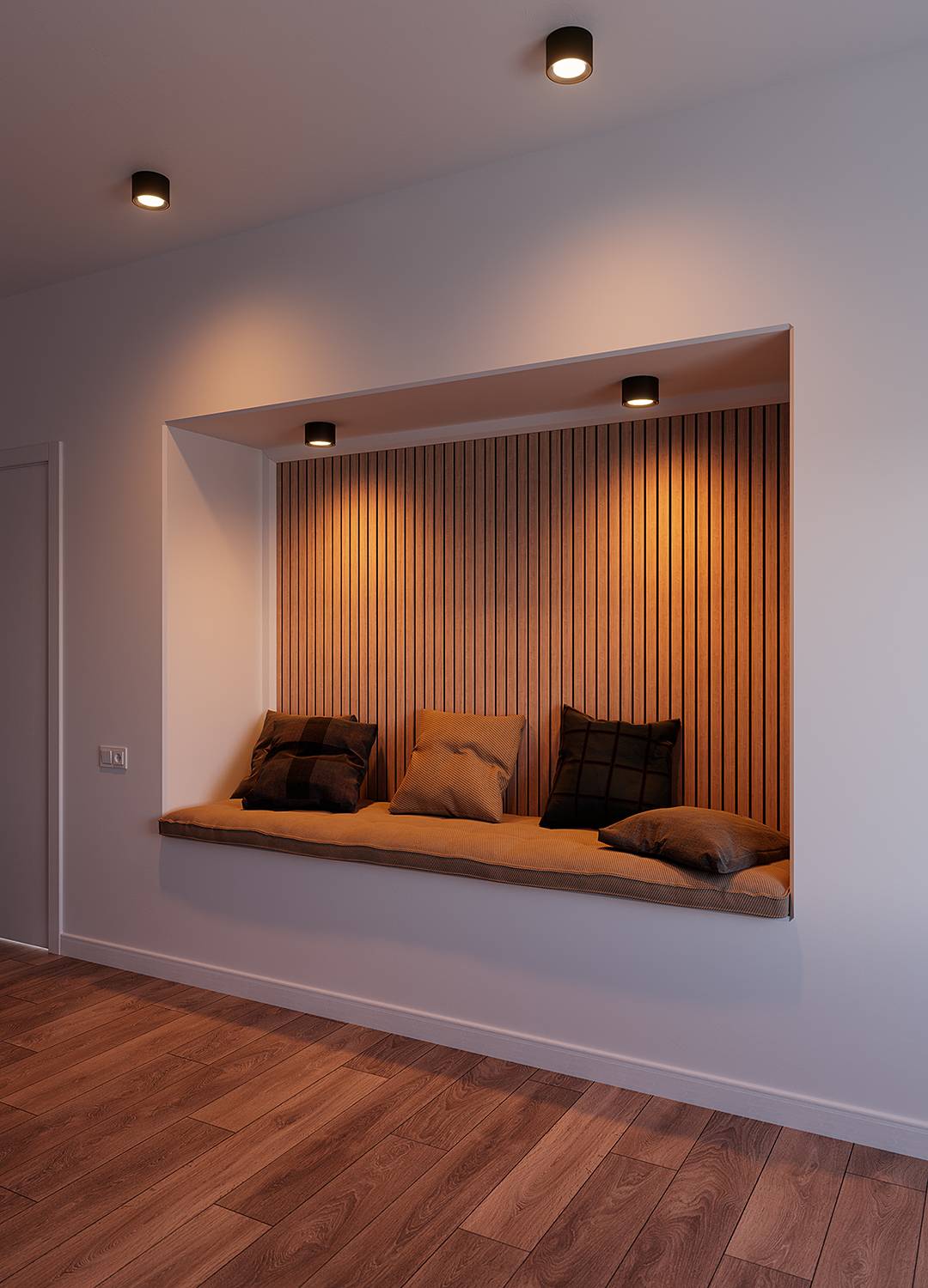 LED-Badleuchte Landon Smart Schwarz