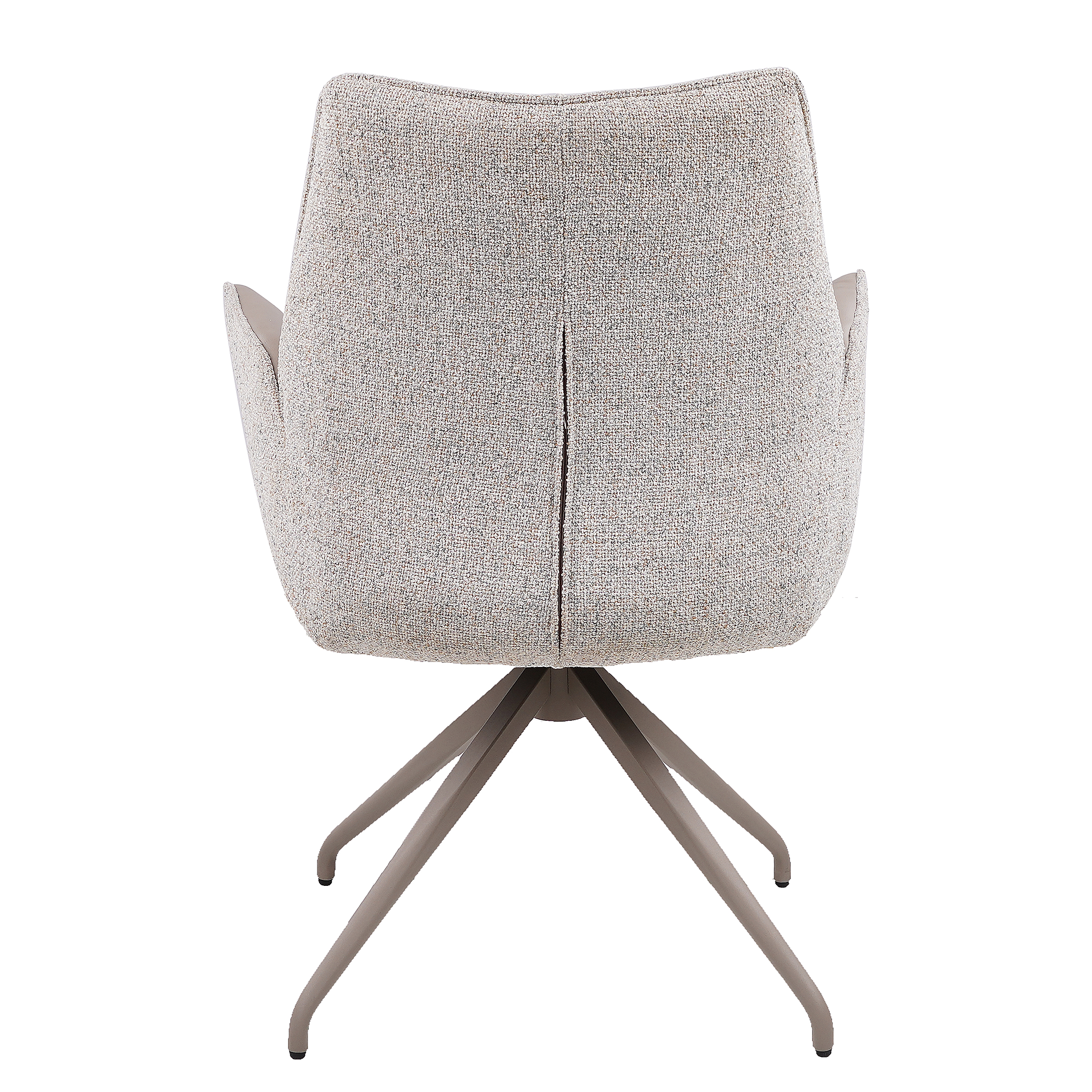 2x Armlehnenstuhl Kitono Grau Creme