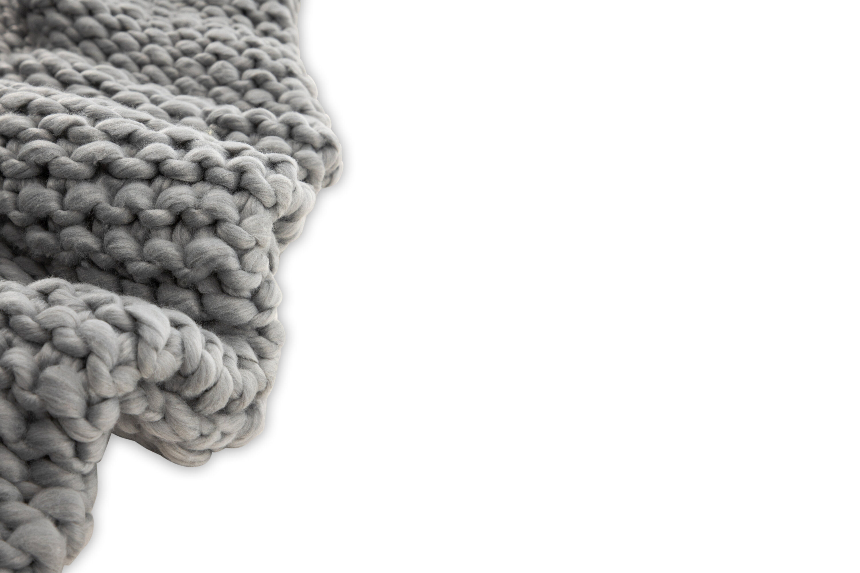 Kate Plaid Hellgrau 130x170cm