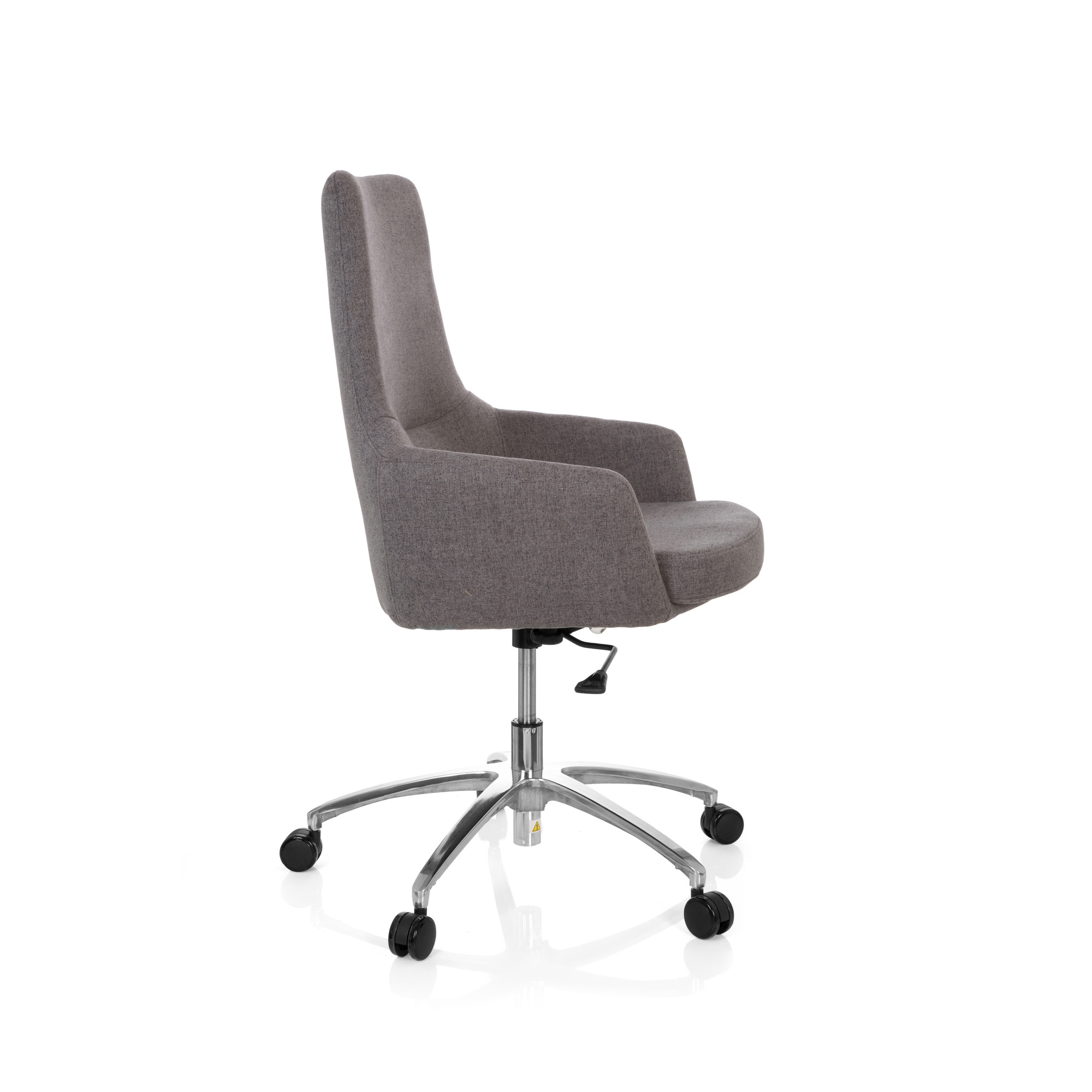 SHAKE 100 Office chair with castors Swivel Fabric Dark Grey
