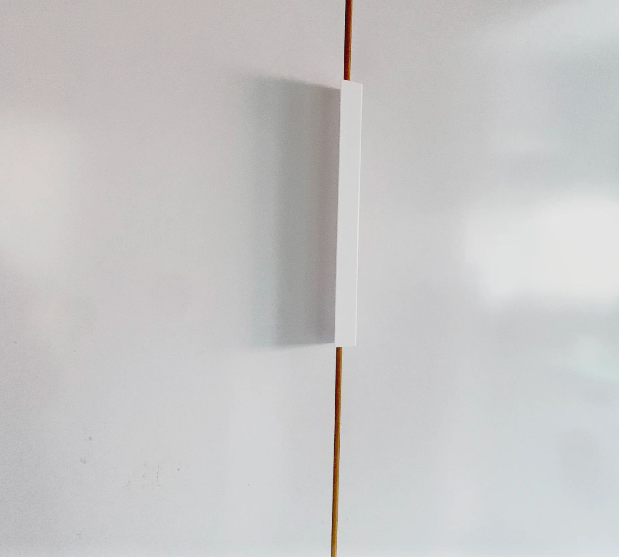 02 Door handle Steel Powder-coated White