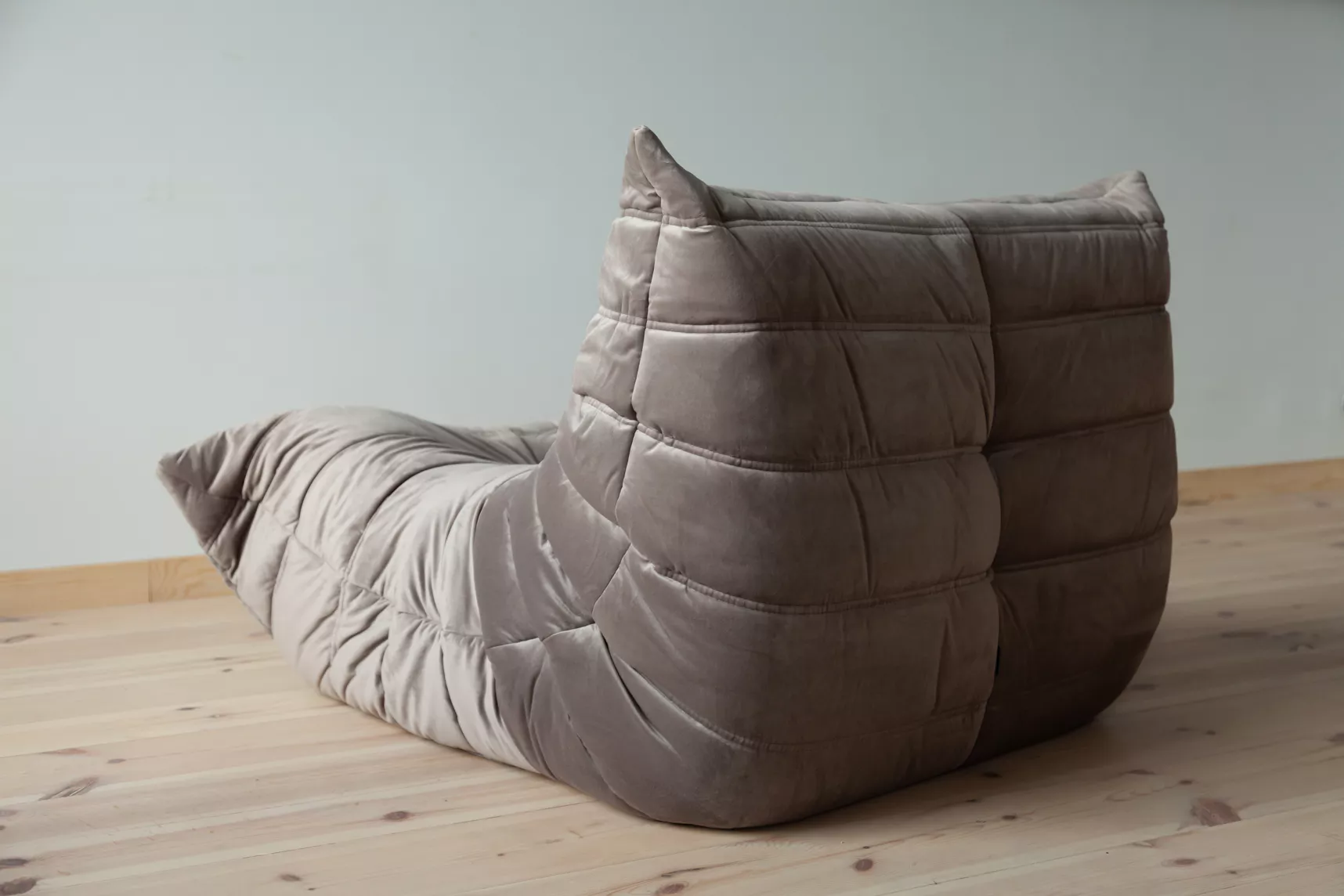 Togo Lounge Set 3-piece Velvet Warm Grey