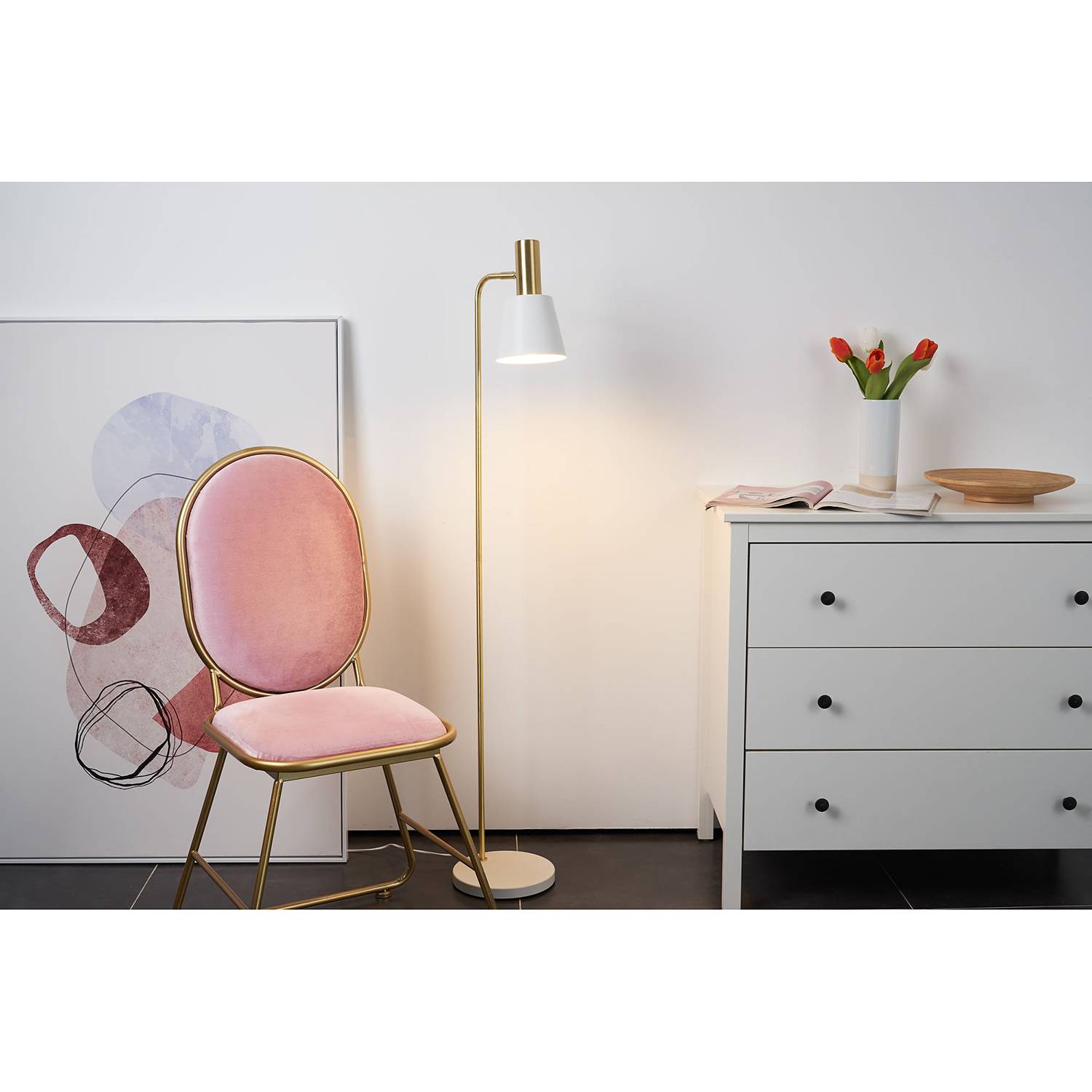Grand Elegance I Stehleuchte Aluminium 1-flammig