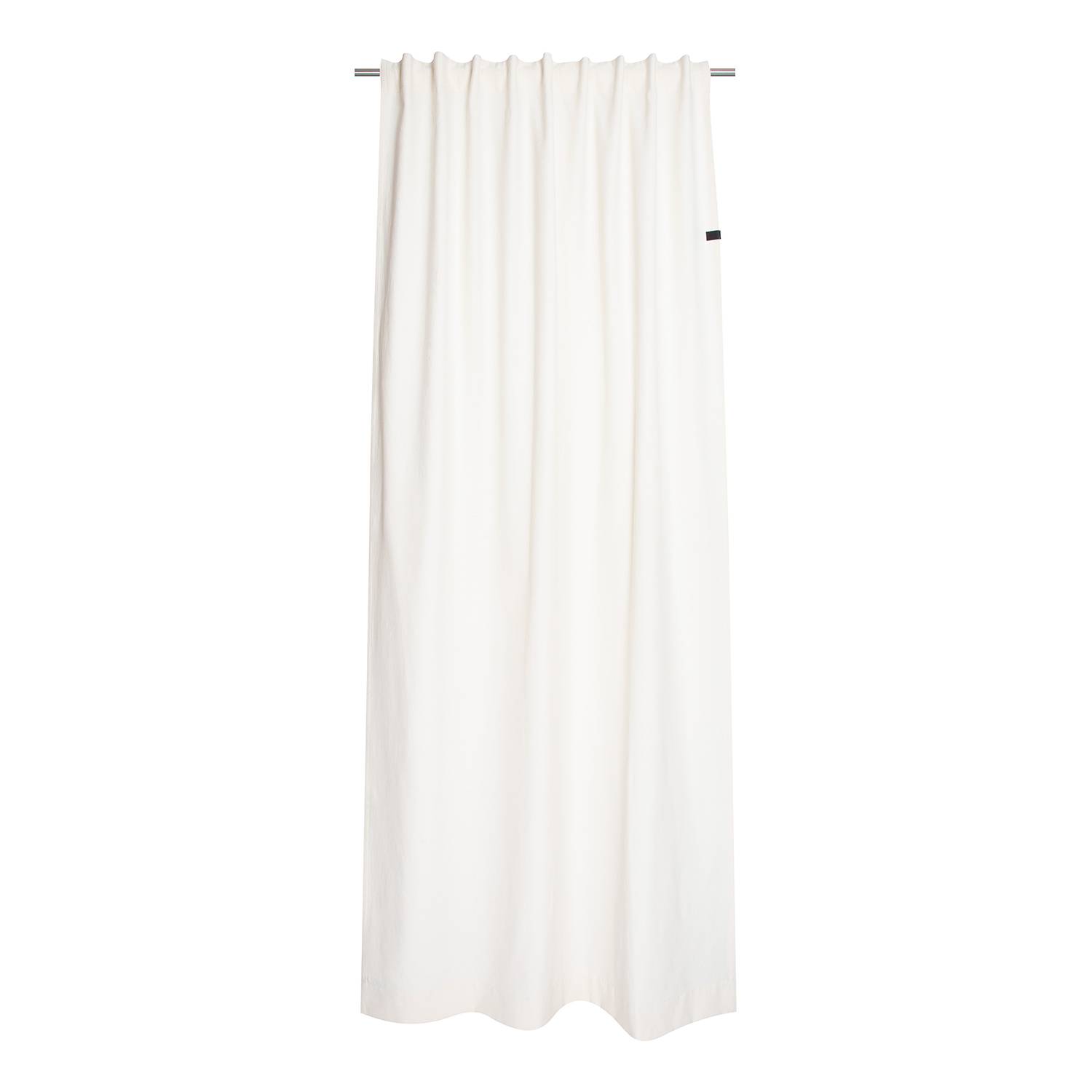 Fertiggardine Solo Baumwolle / Polyester Weiß 130 x 300 cm