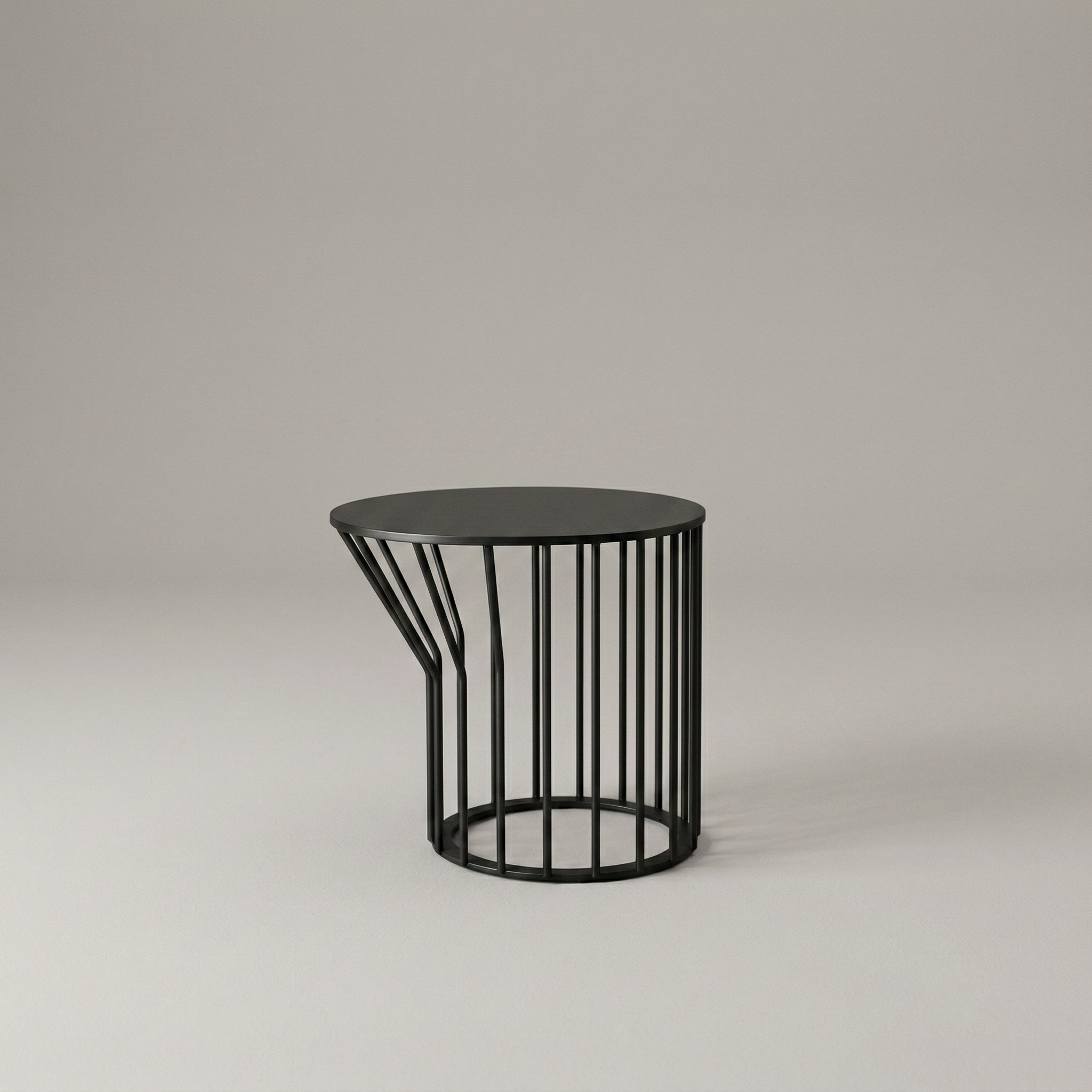 Jump Grey Side Table Metal Grey