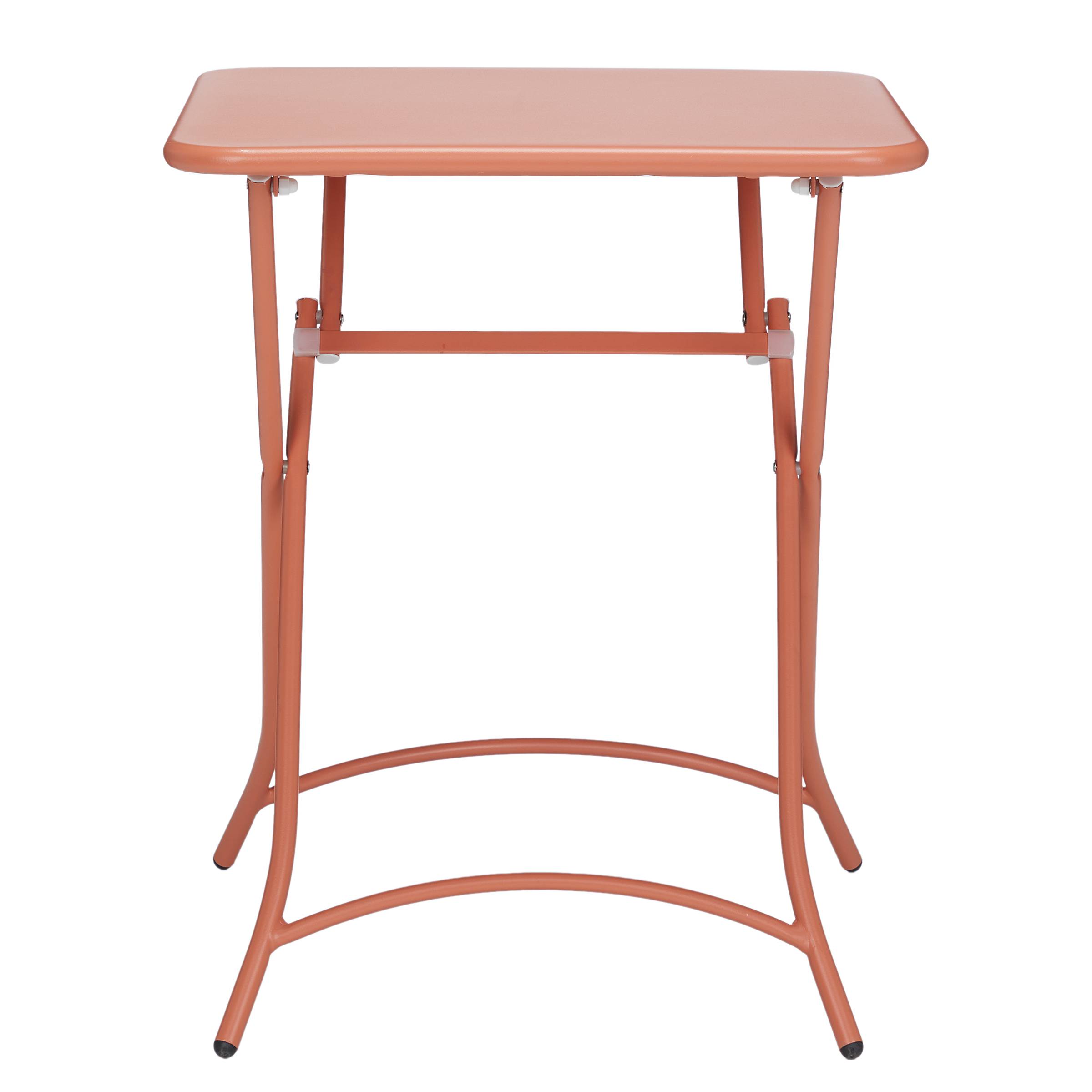 Folding table URBAN ONE steel orange red
