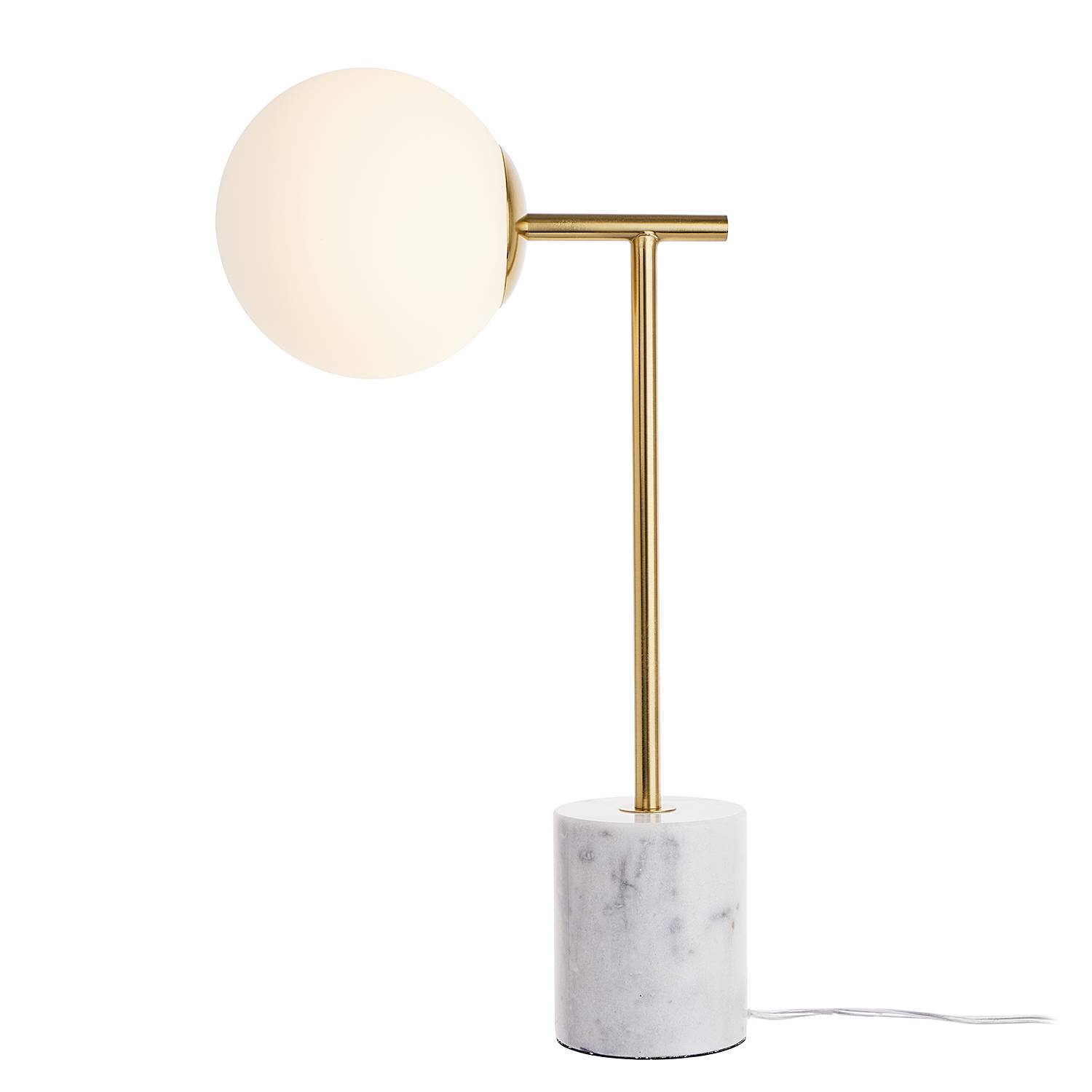 LUNA Table Lamp Metal Marble 1-bulb
