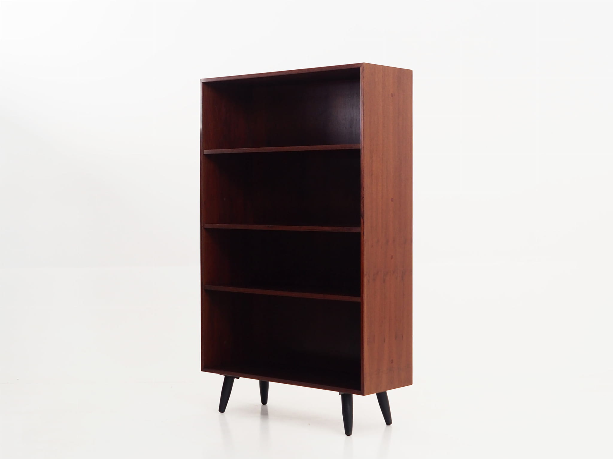 Bücherregal Holz Braun 1970er Jahre