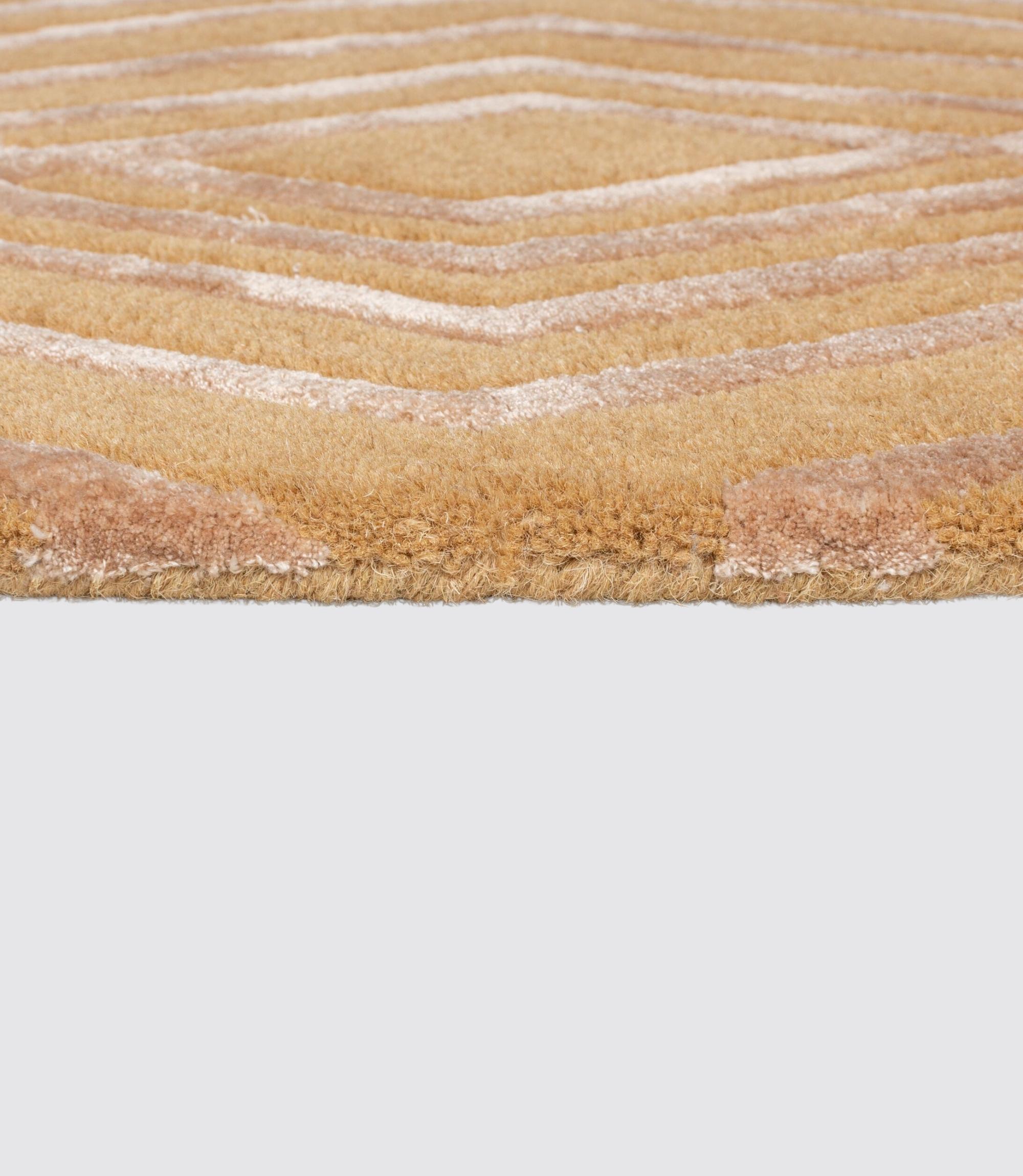 Wollmischteppich Architect Diamonds Tan 160 x 230 cm