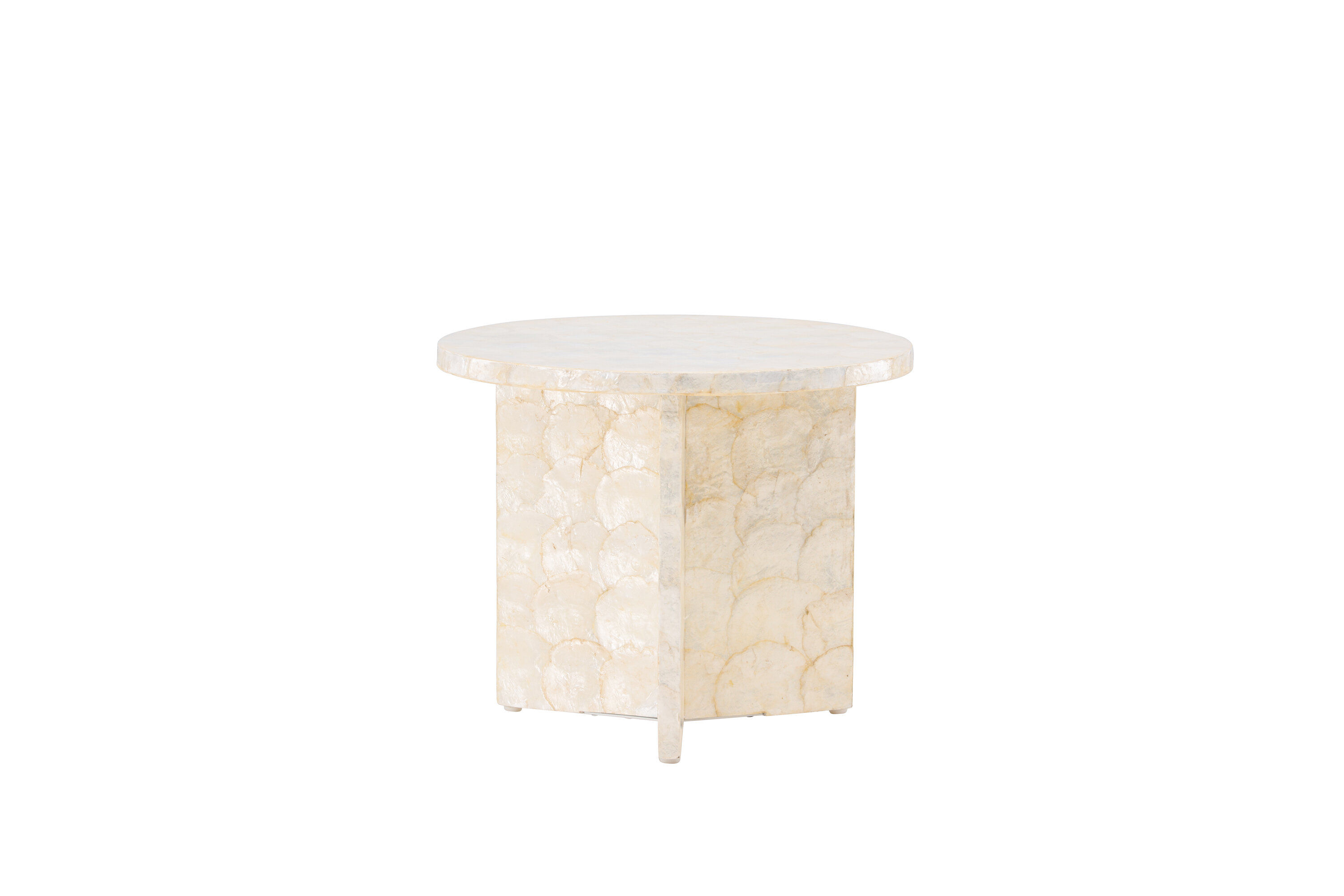Smögen Coffee Table Capiz Natural ⌀40
