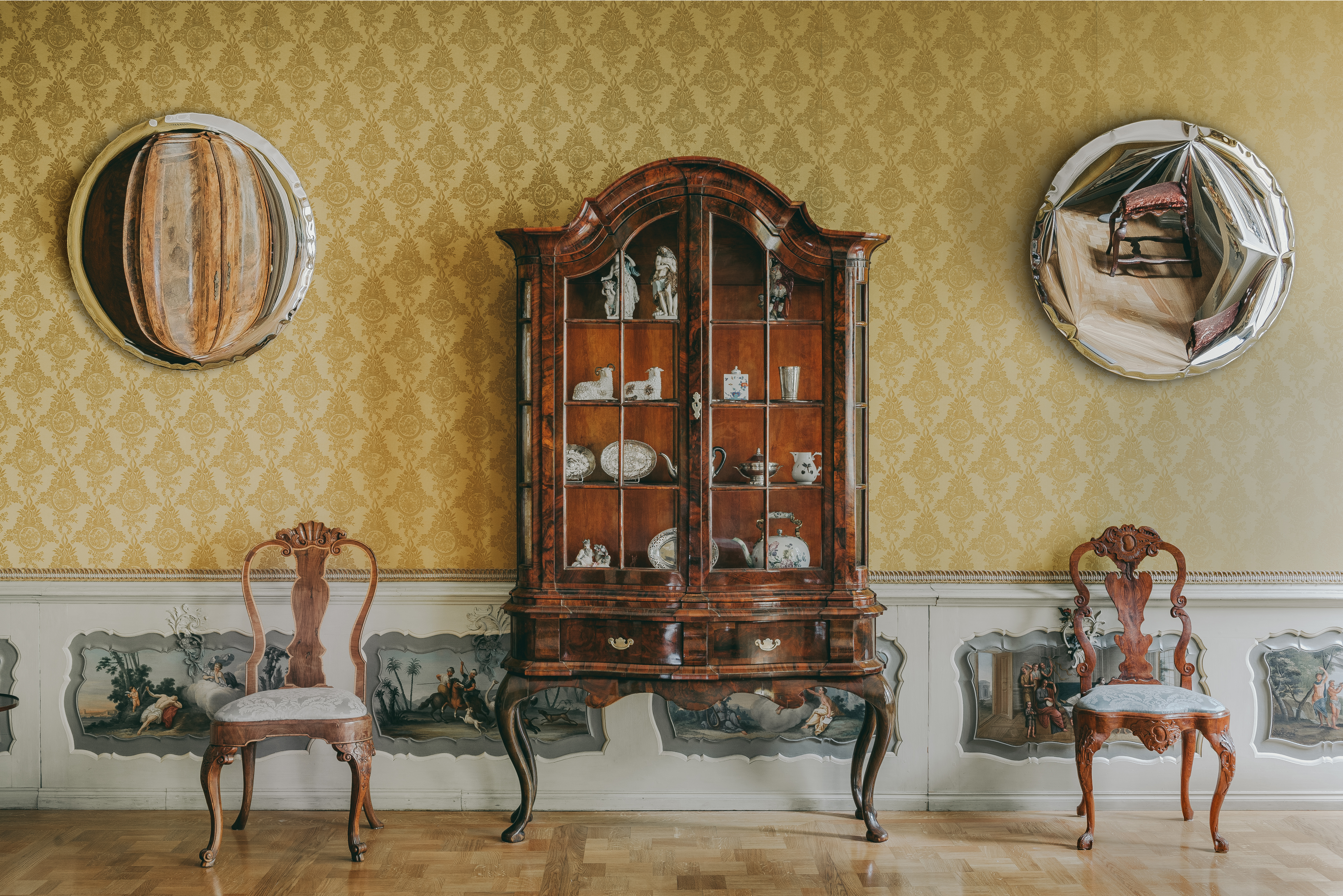 OKO Spiegel 1200 Edelstahl Inox Poliert Silber