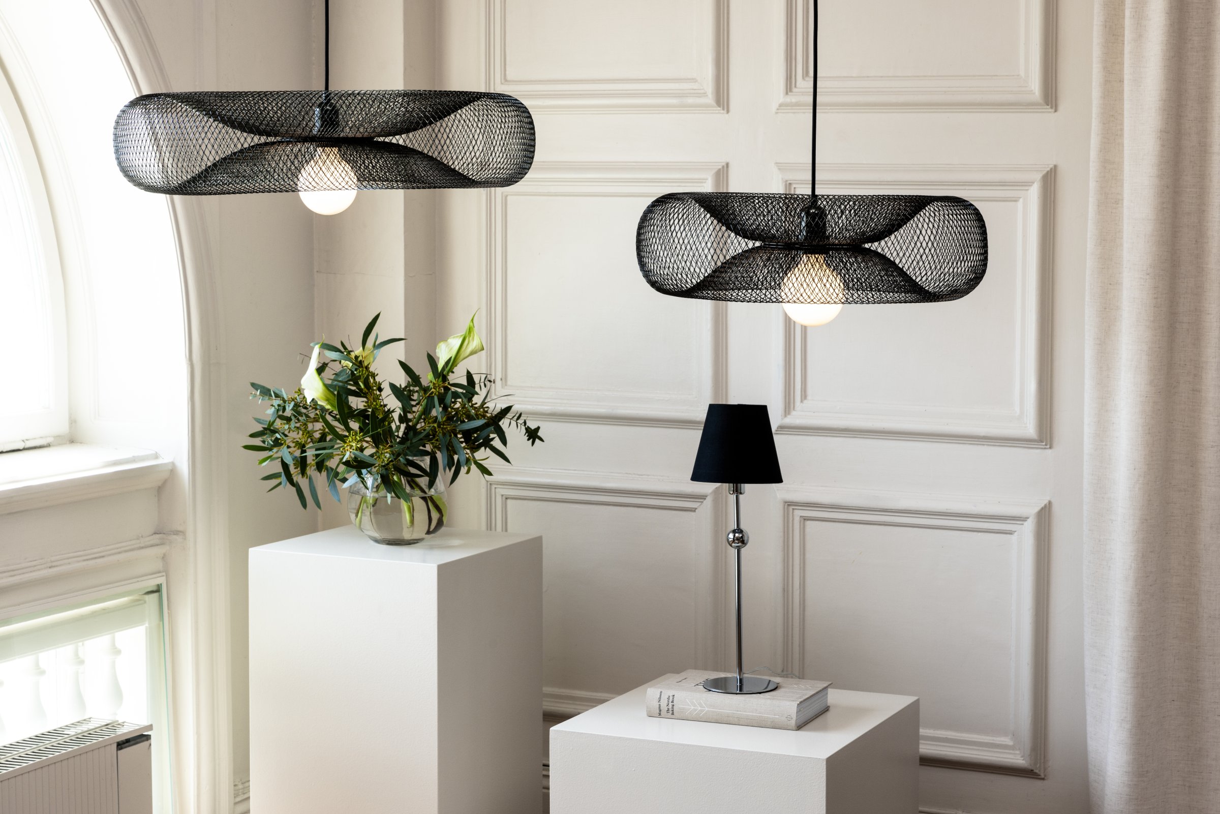 Torus Pendant Lamp Black Ø 65cm