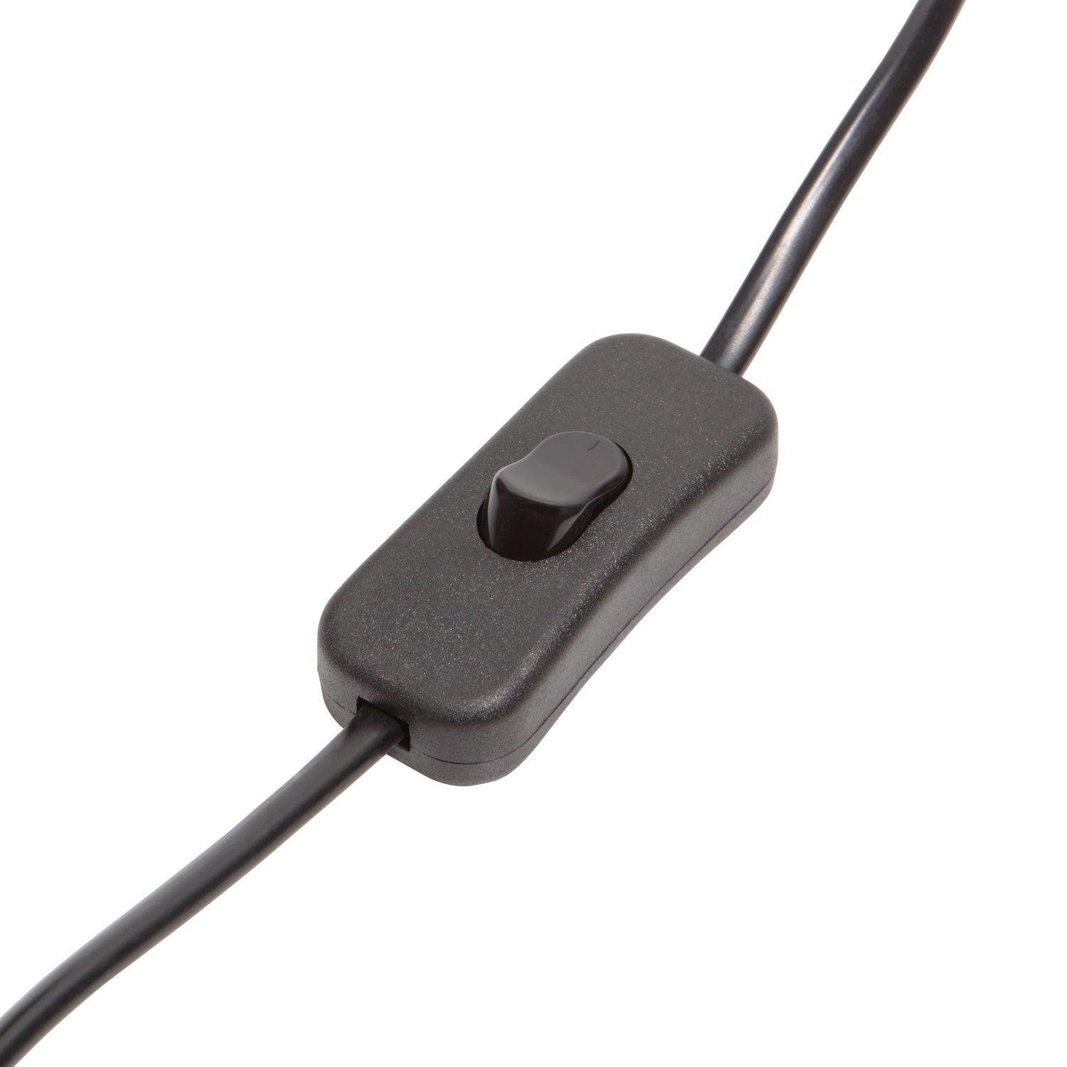 MACY Tischlampenfuß Rattanoptik Schwarz