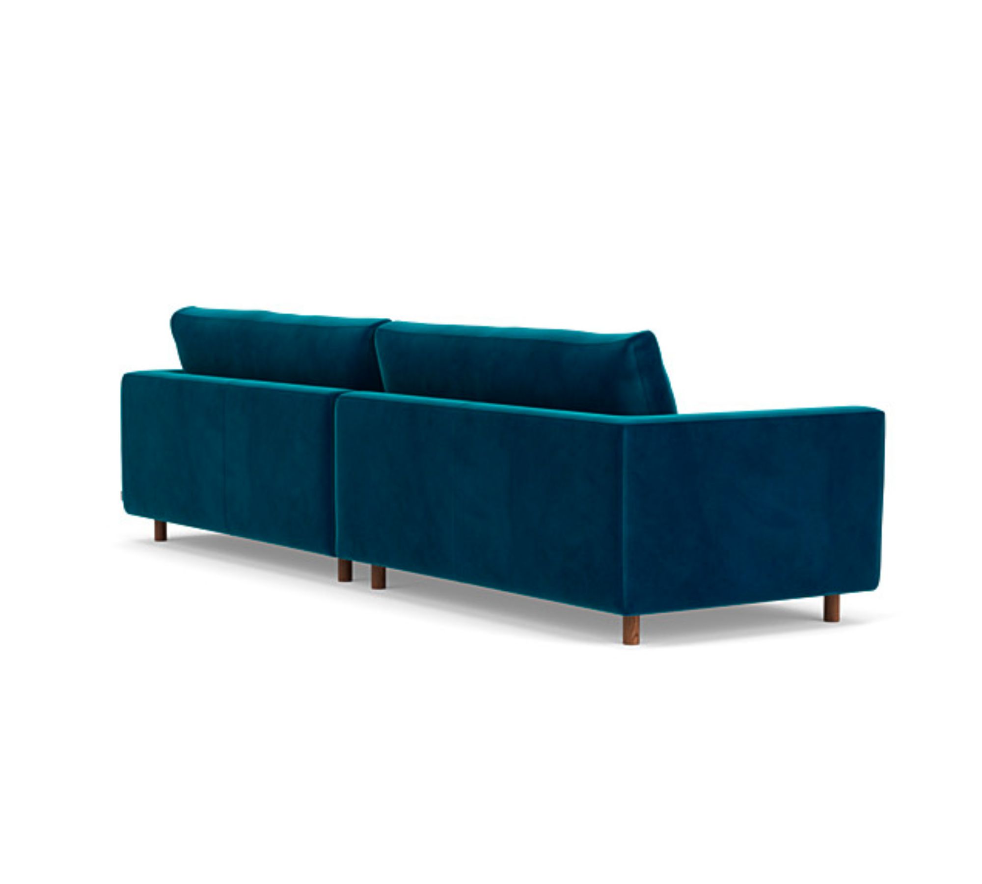 Douglas Sofa 4-Sitzer Velour Lux Petro