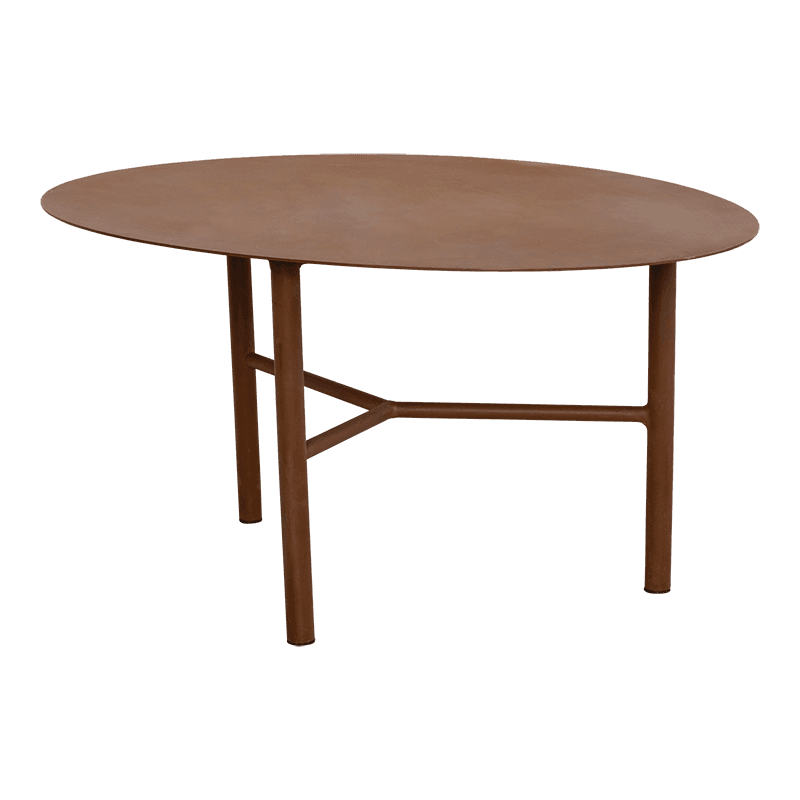 Tiago Outdoor-Tisch Cortenstahl Ø 70 cm