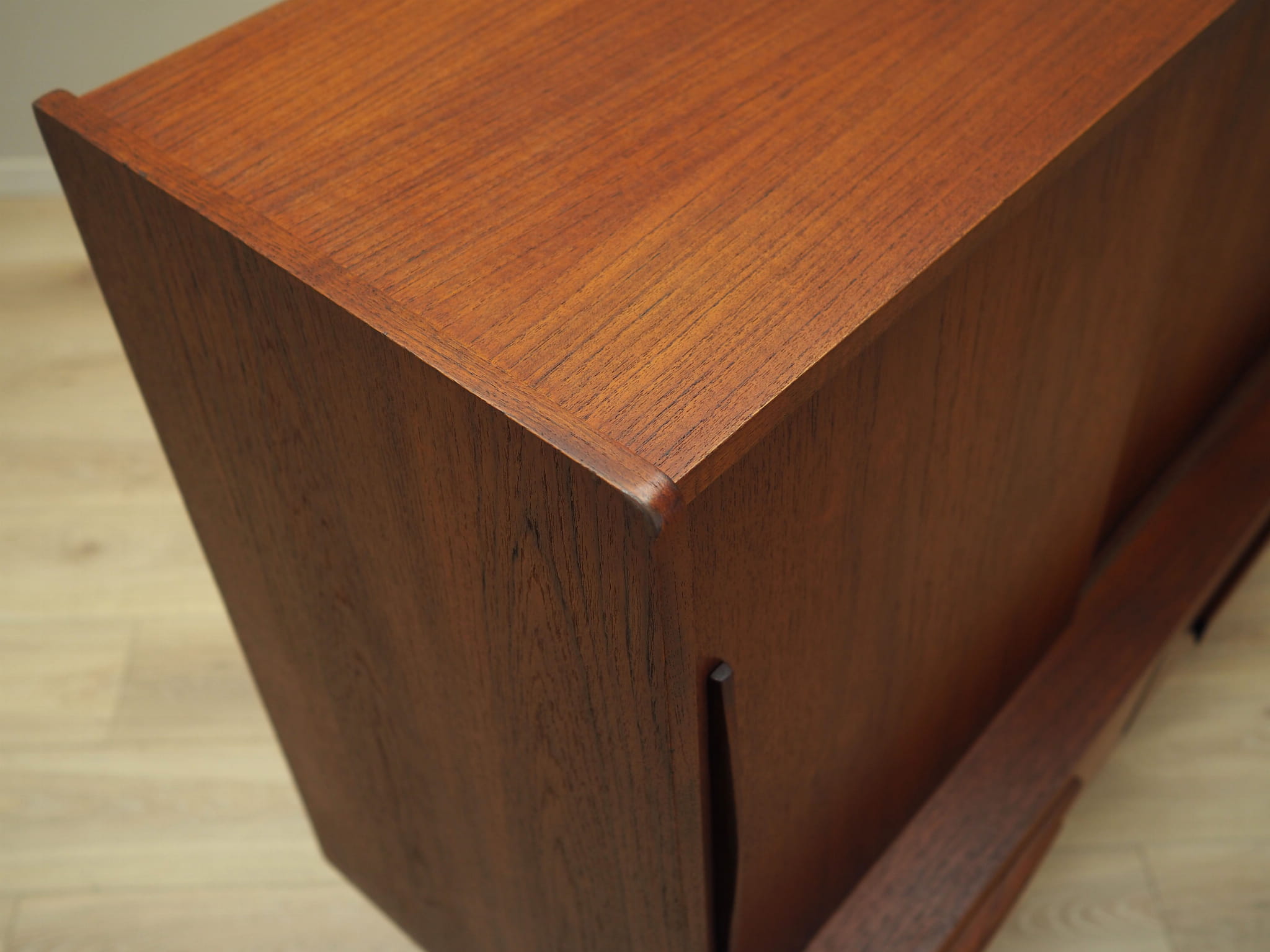 Vintage sideboard teak wood brown 1960s