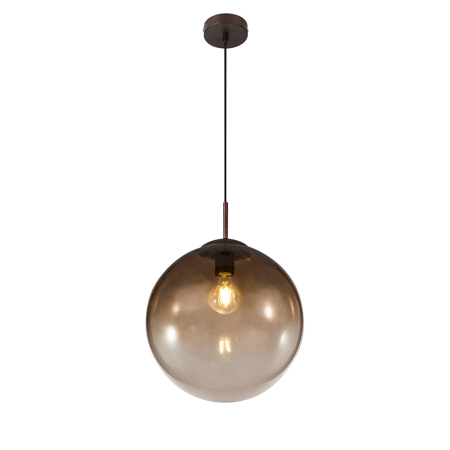 Pendant lamp Varus XIX Clear glass Iron