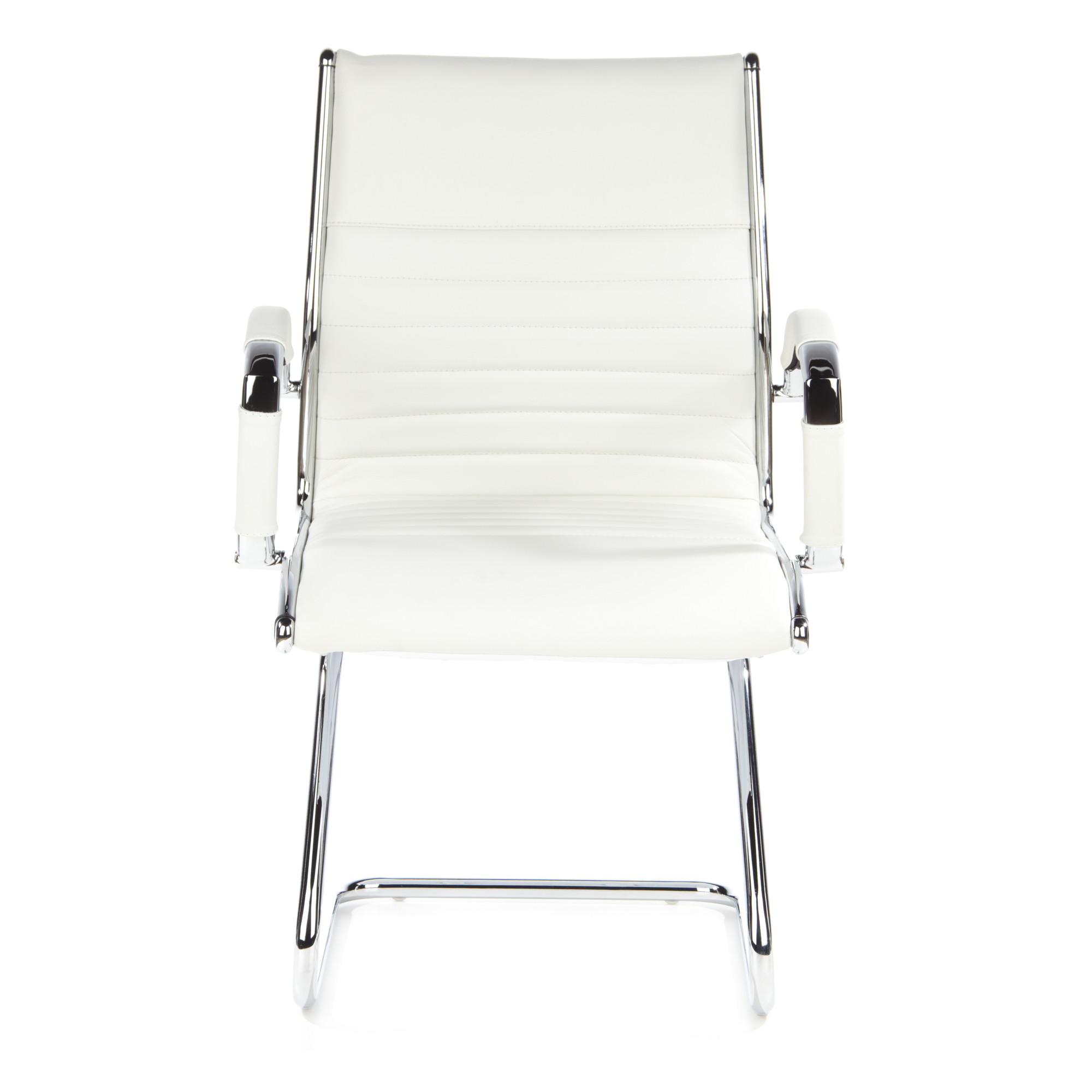 PARMA V Chair Cantilever Leather White