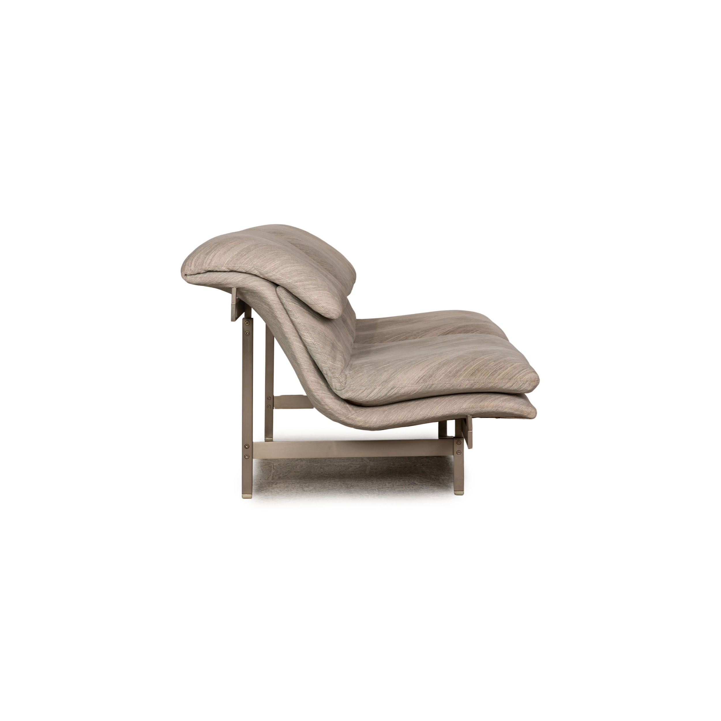 Wave Sofa Garnitur mit Funktion Stoff Grau