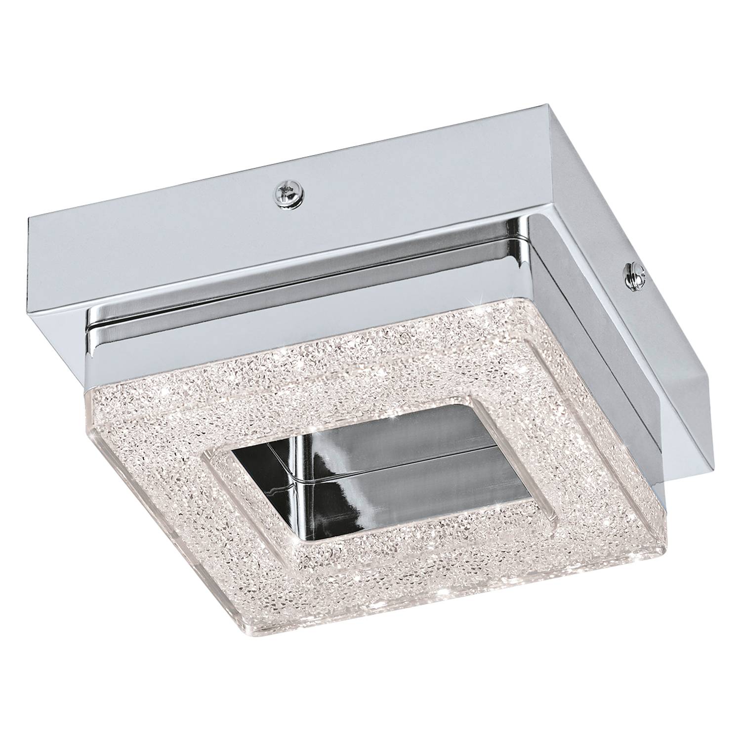 Fradelo I LED ceiling light Crystal glass Steel 1-flame