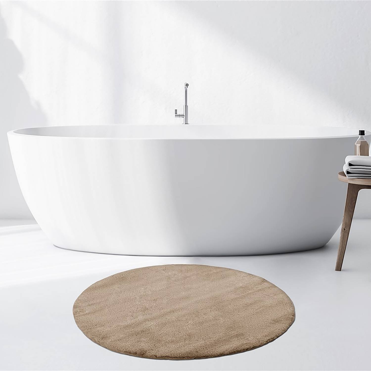 Rabbit Light Badematte Beige Ø 100cm