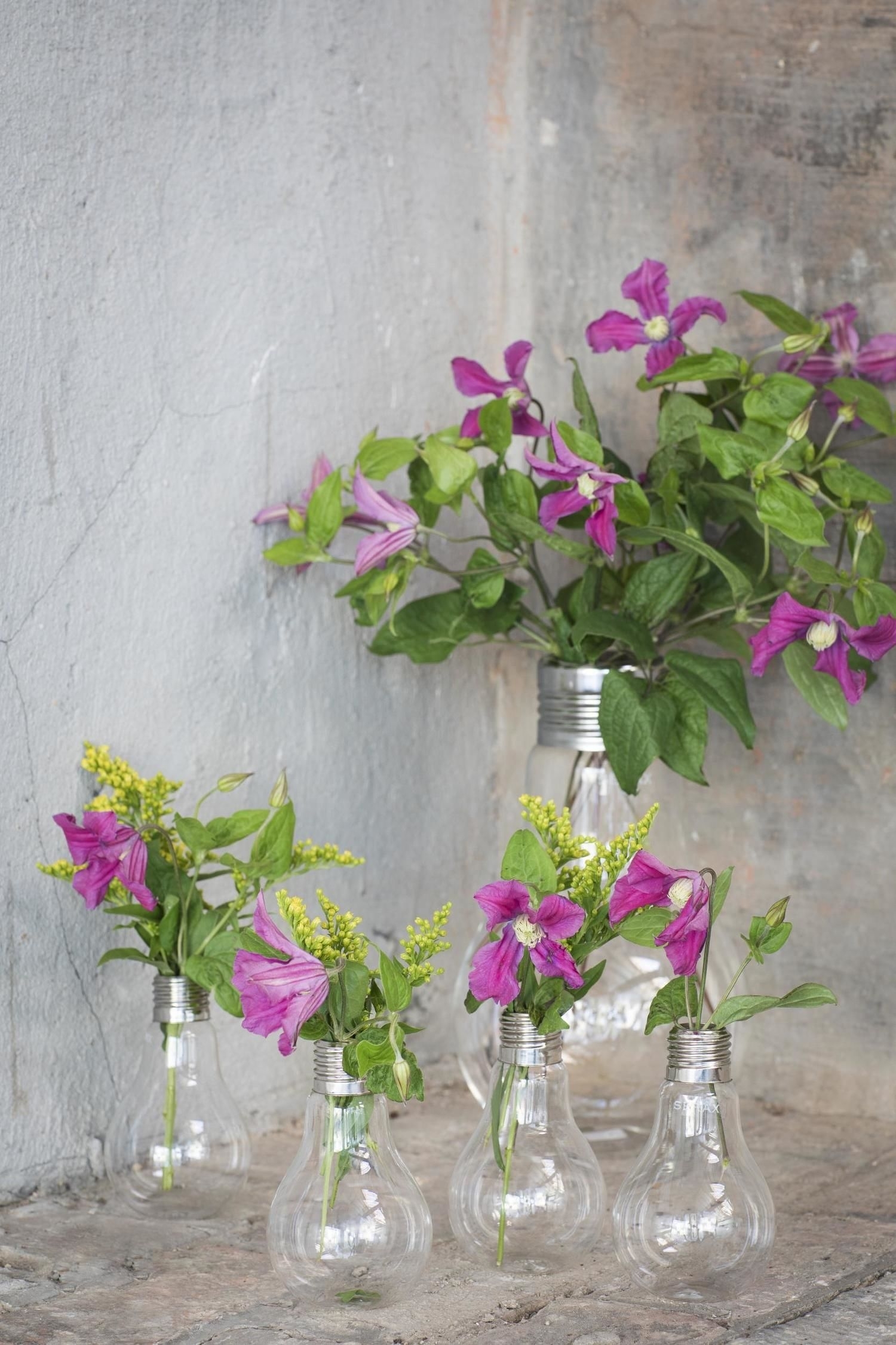 Lightbulb Vase Transparent