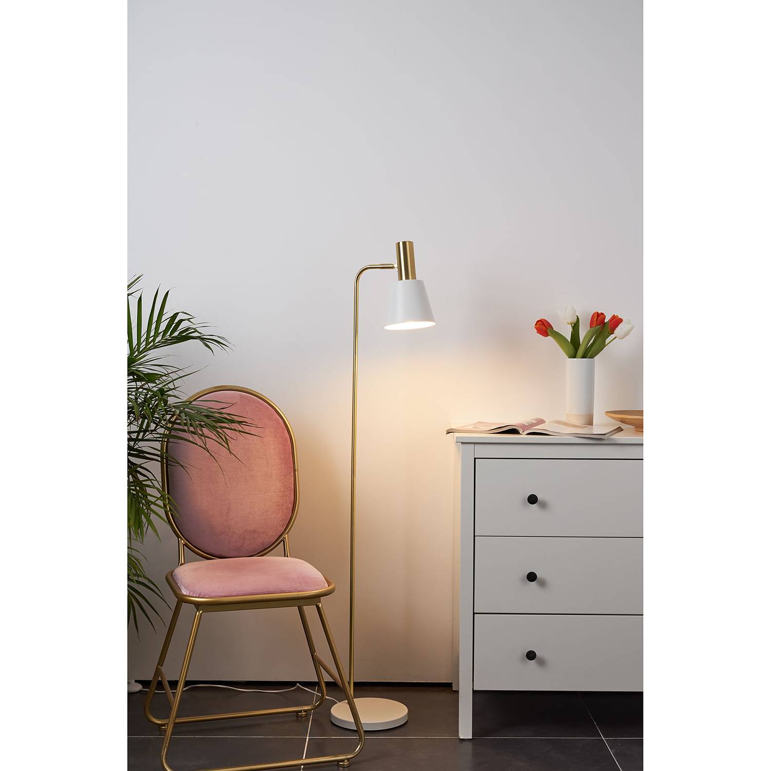 Grand Elegance I Stehleuchte Aluminium 1-flammig