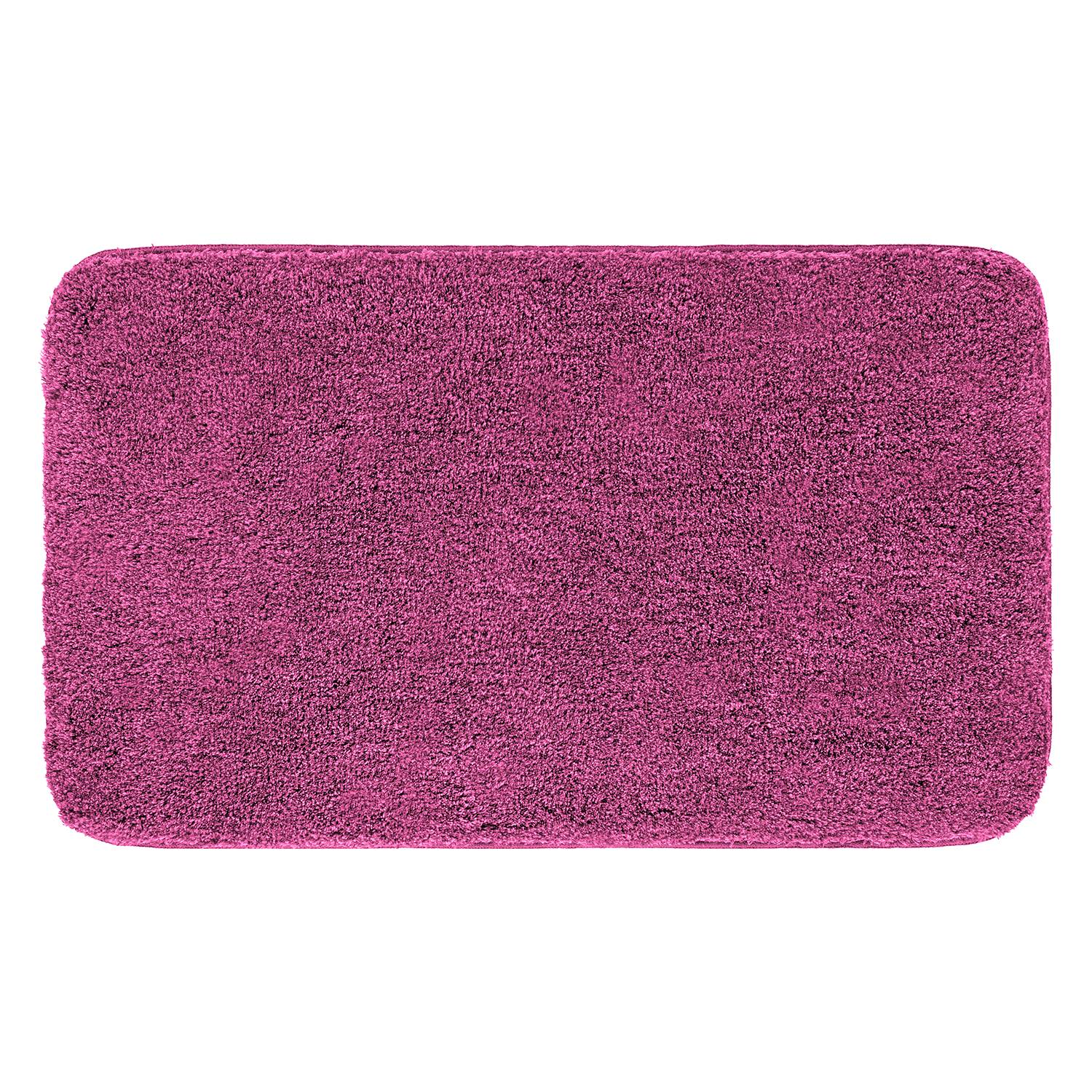 Badematte Melange Webstoff Fuchsia 50 x 80 cm