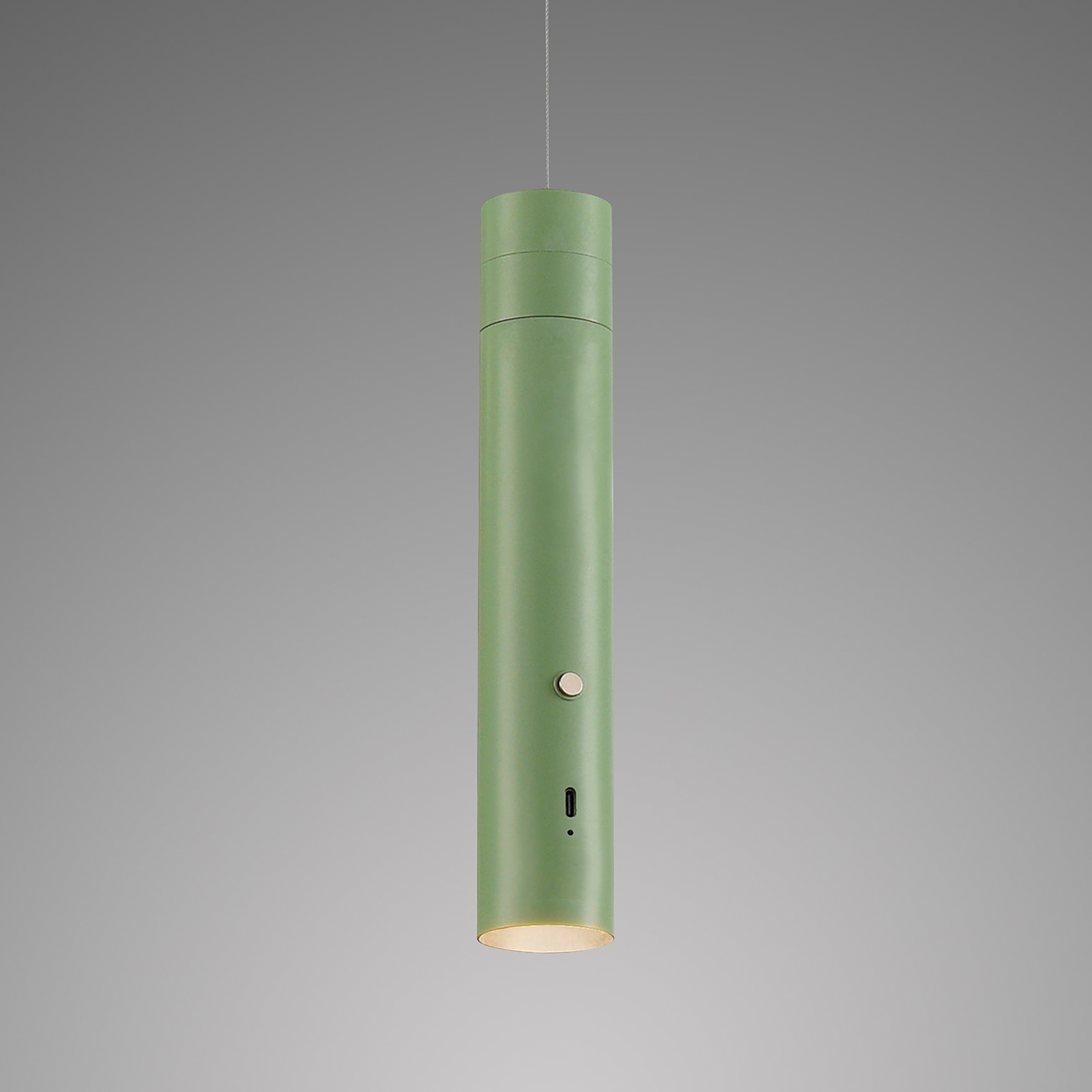 LED-Pendelleuchte Attach Mintgrün