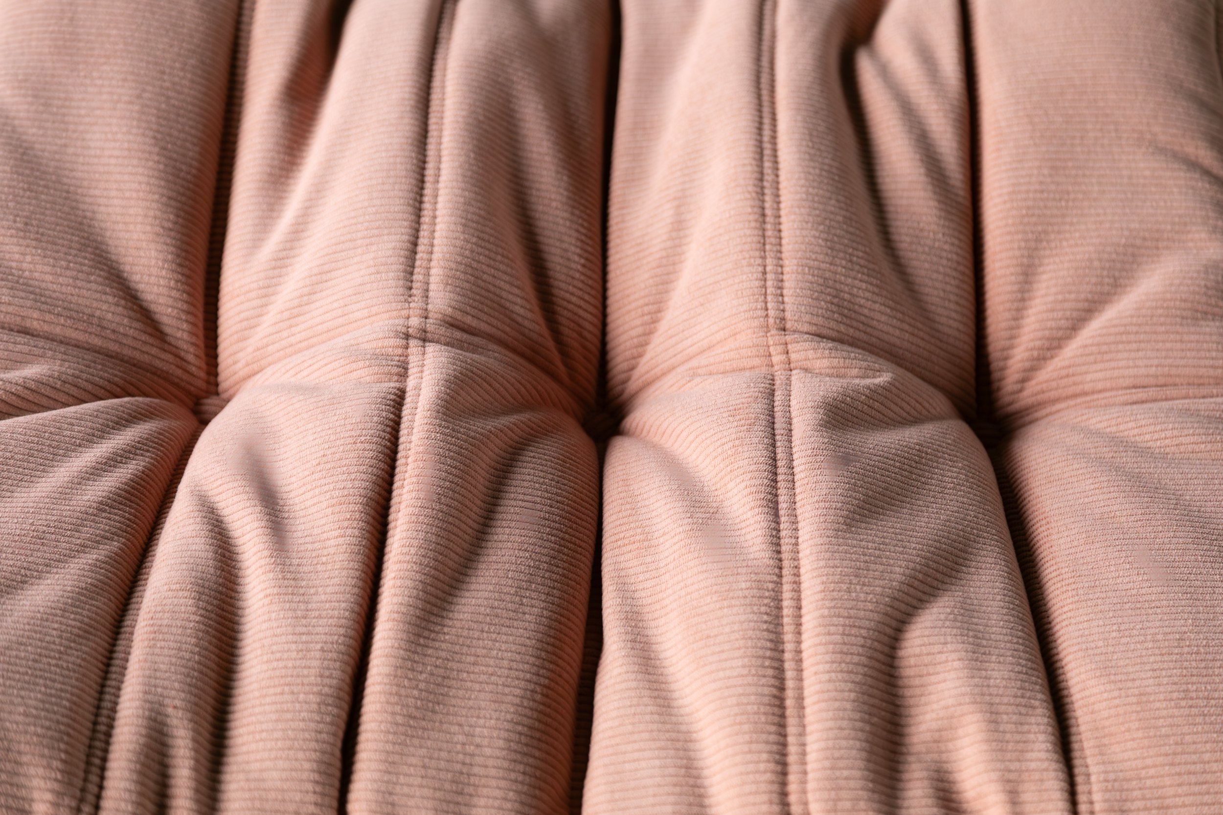 Togo Lounge-Set 5-teilig Cord Rosa