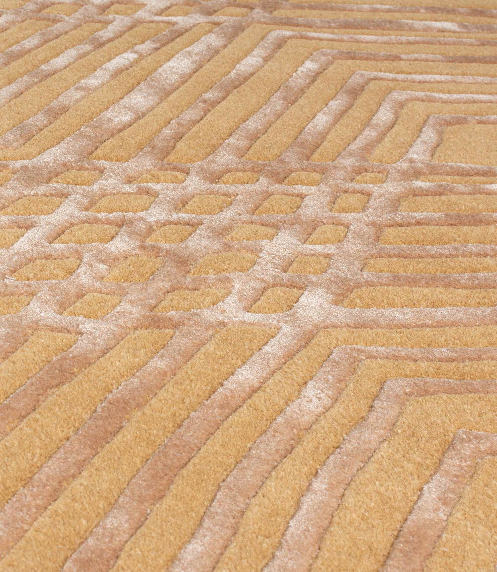 Wollmischteppich Architect Diamonds Tan 160 x 230 cm