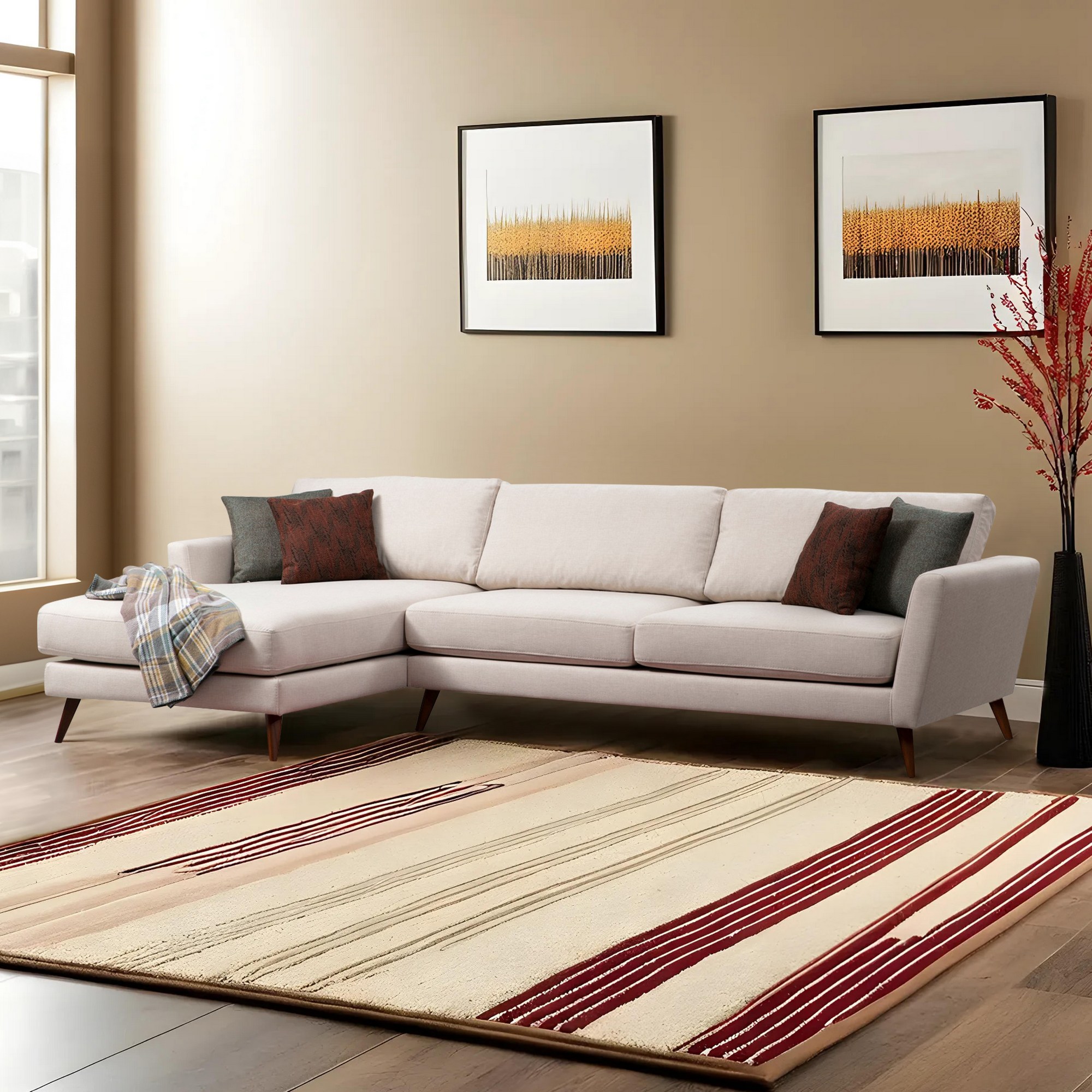 Mayorka Ecksofa Links Beige