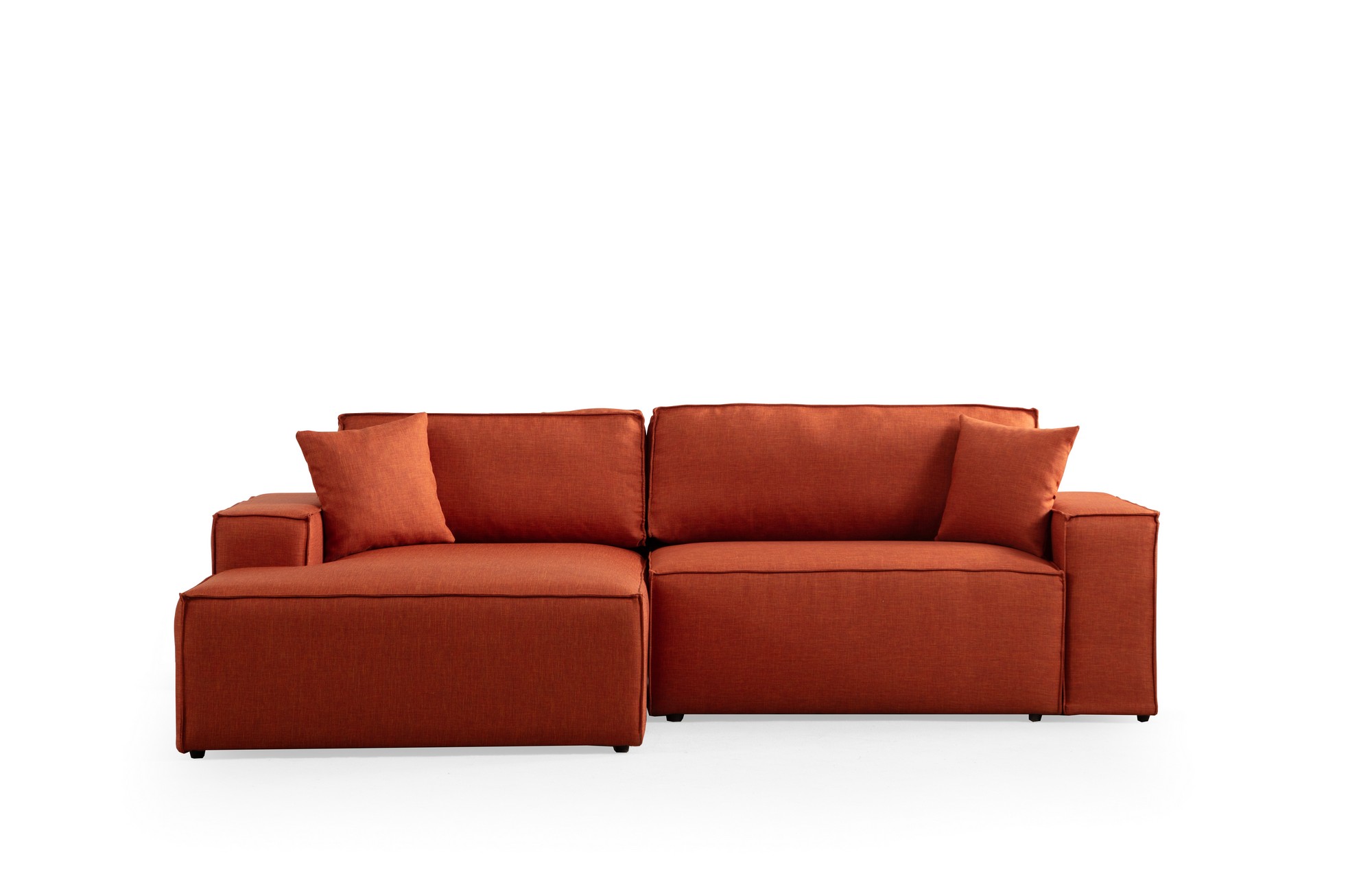 Pirlo Corner Sofa Left Orange