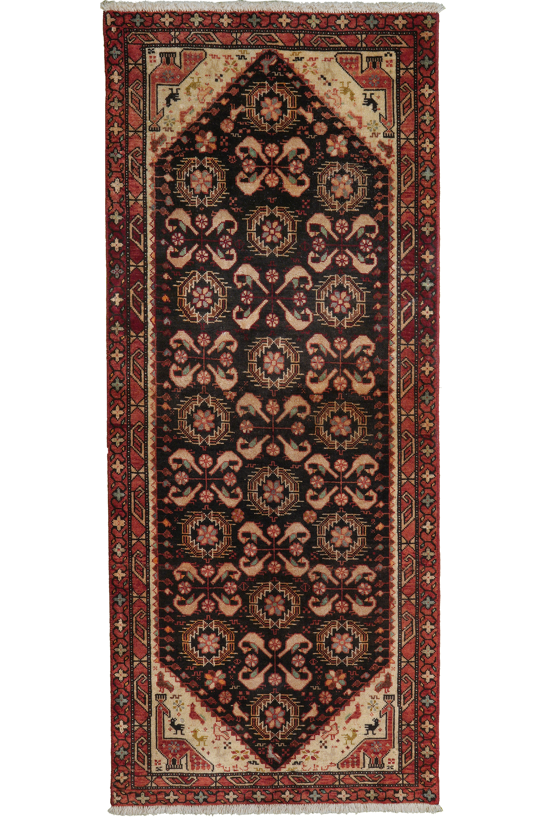 Heritage Teppich Wolle Braun