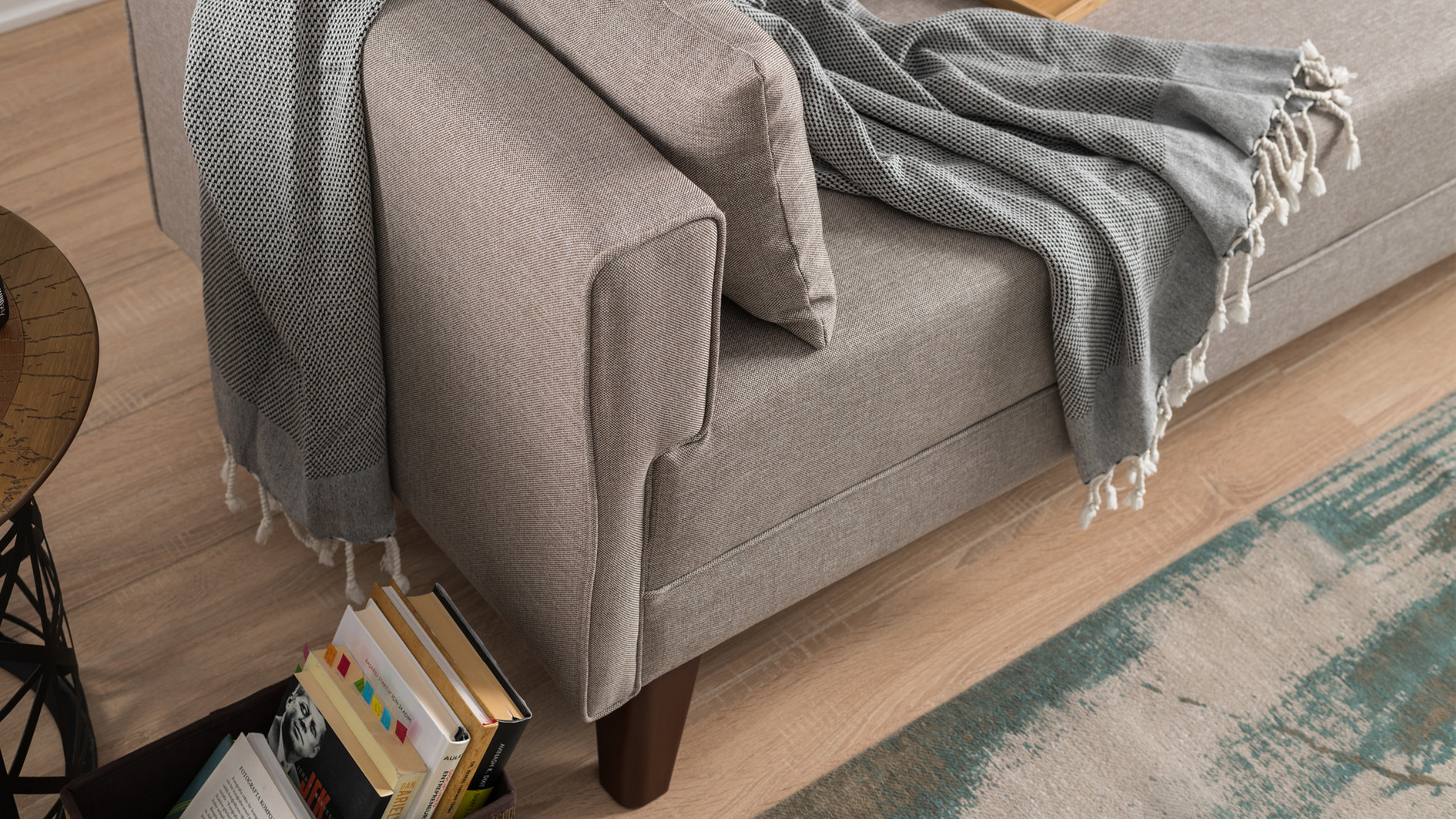 Bella Sofa 3-Sitzer Creme