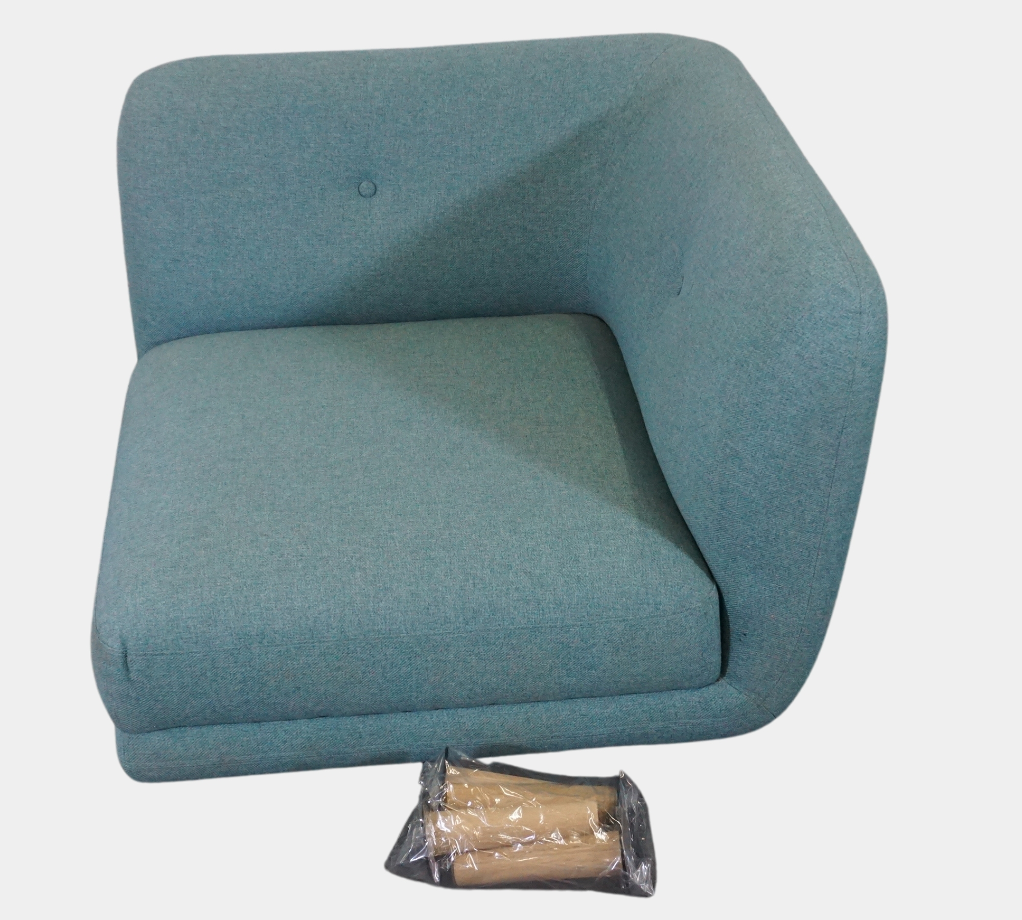 Alfred 1-Sitzer Eckmodul Rechts Olena Aqua