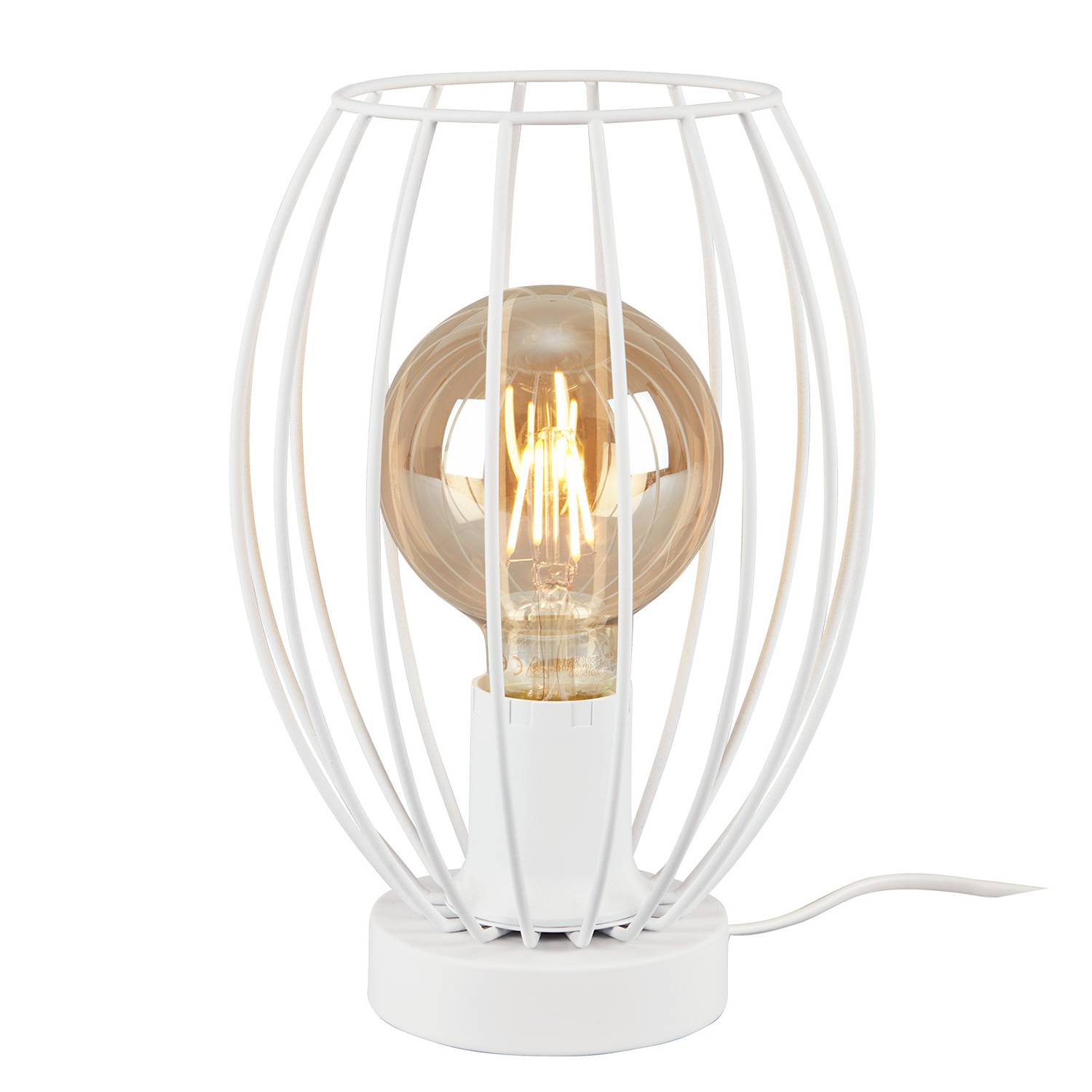 Table lamp Kago Iron White