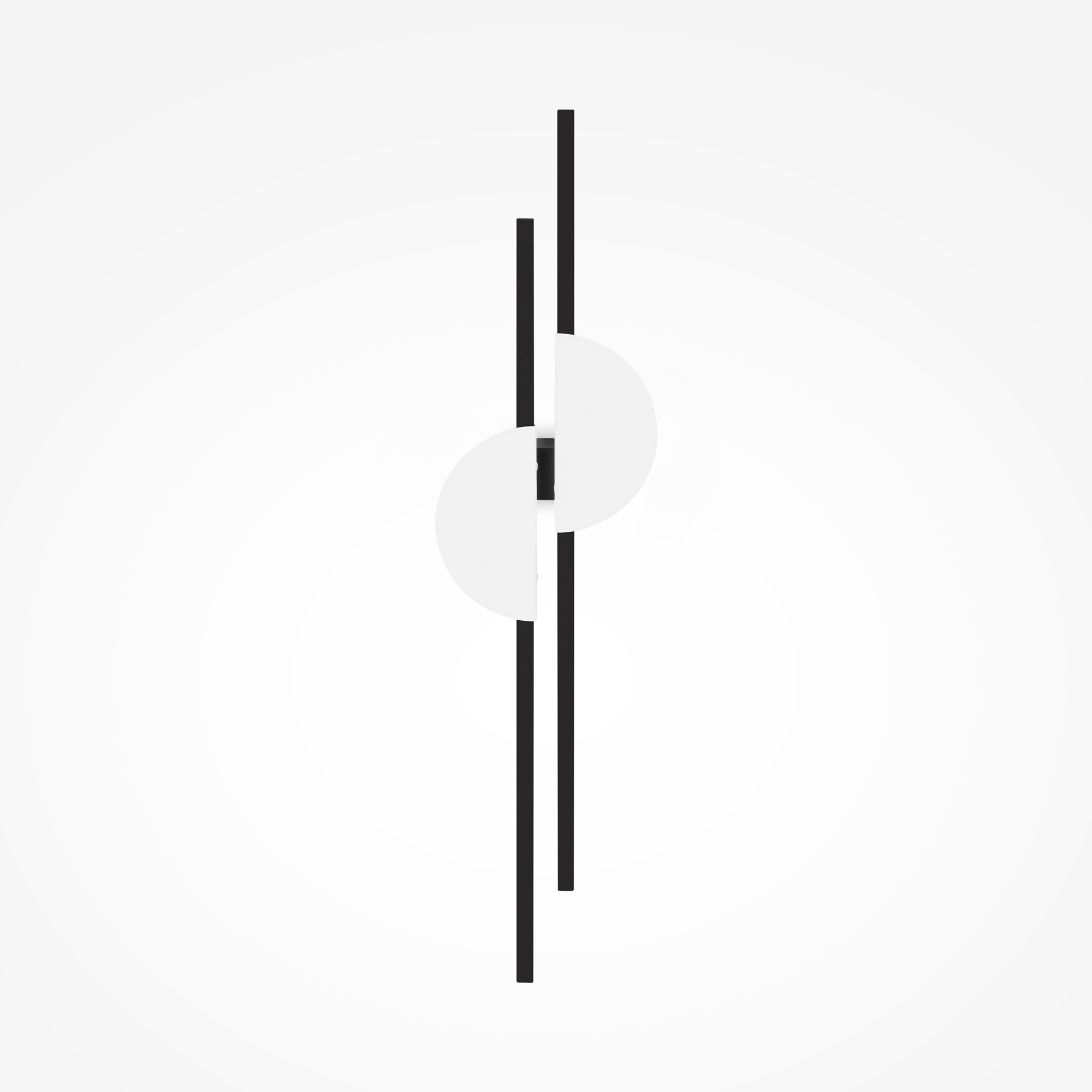 Skyline Wandleuchte Schwarz Weiß