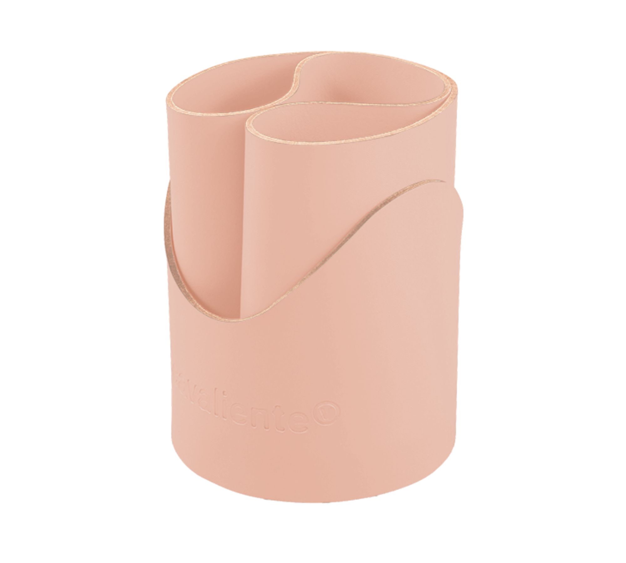 Stiftehalter 100% Recyceltes Leder Rosa