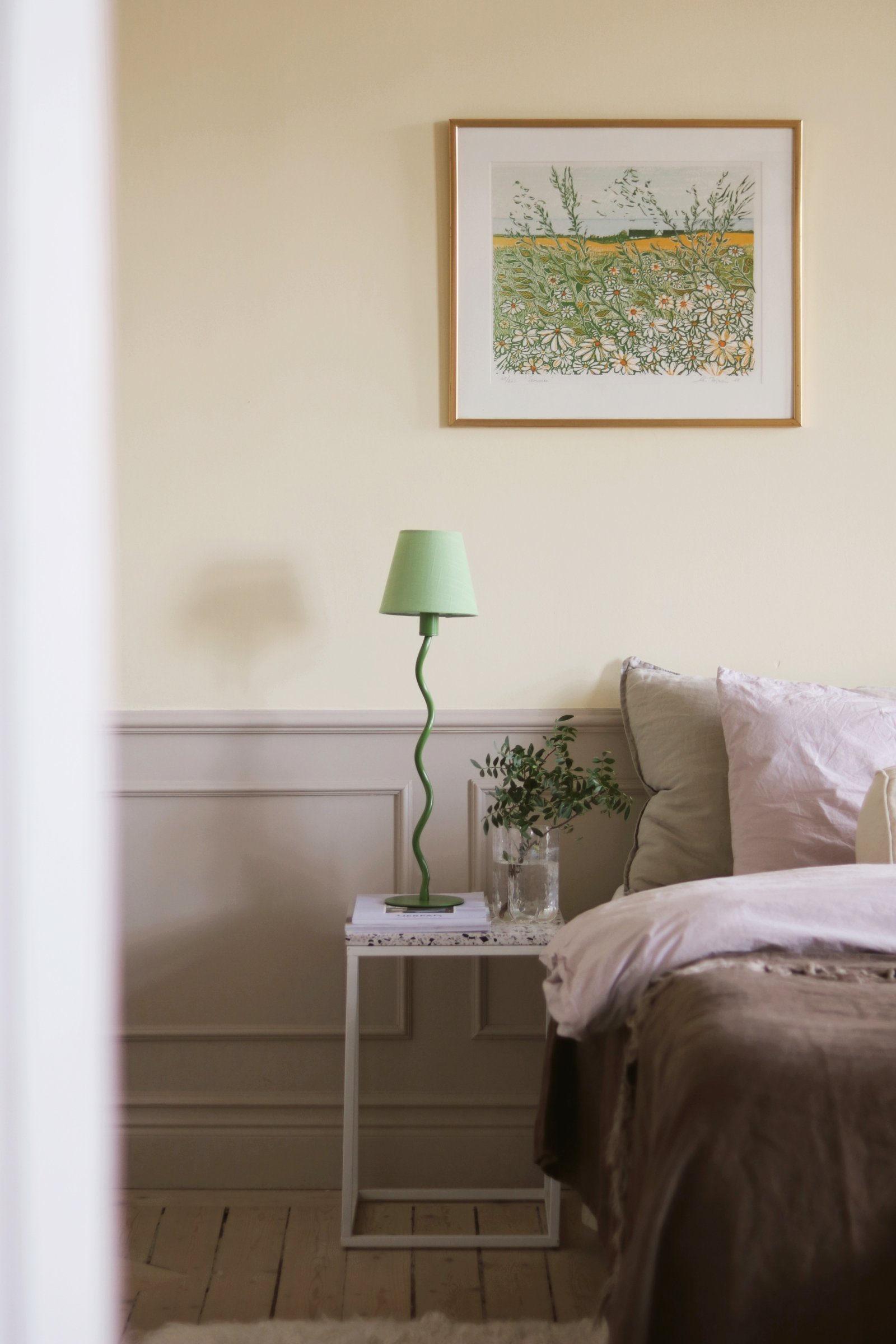 Twist Tischlampenfuß Grün