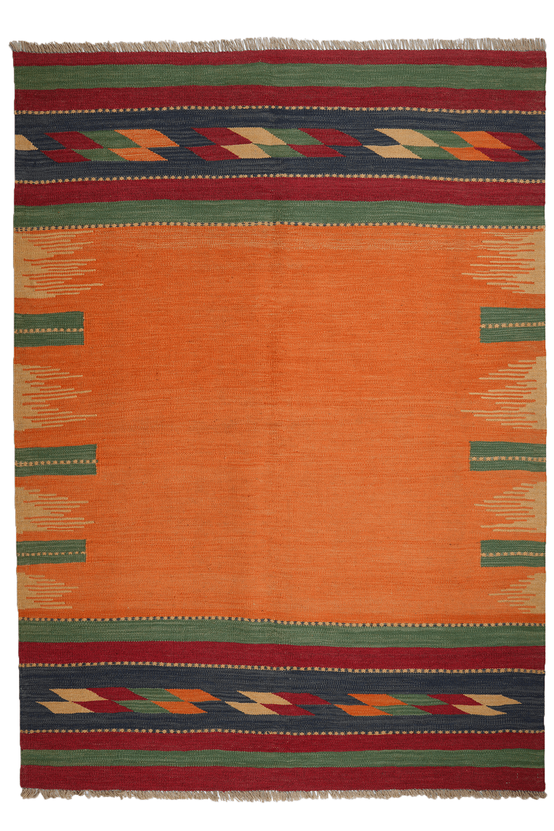 Kilim Gashgai Teppich Mehrfarbig