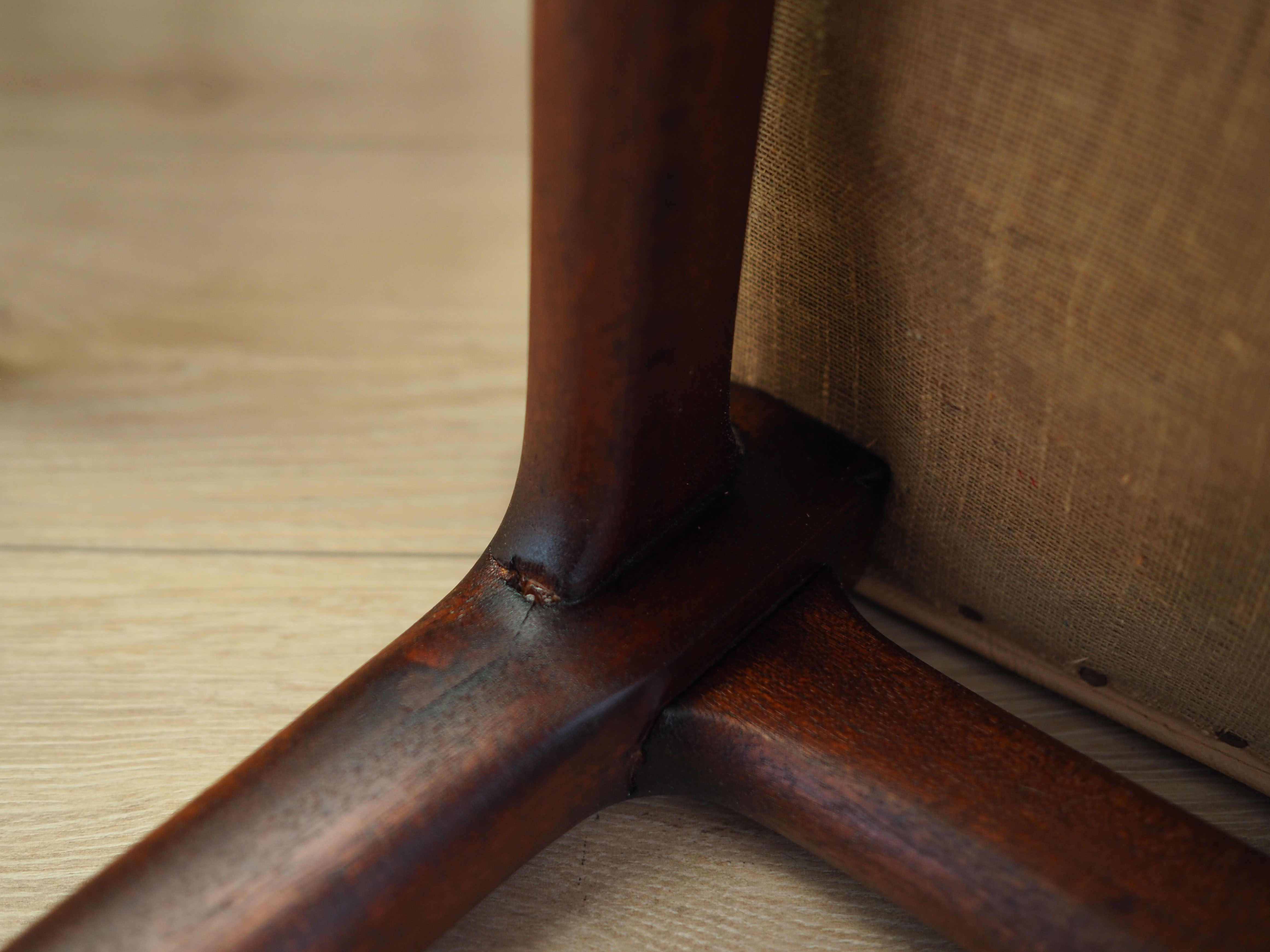 Set of six mahogany chairs 1960s